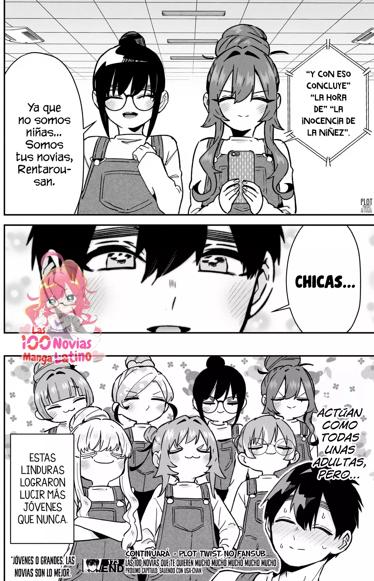Kimi no koto ga Dai Dai Dai Dai Daisuki na 100-nin no Kanojo Capitulo 173: El capítulo del combo de chica pequeña con chongo y overol es lo mejor (3 Parte) página 19