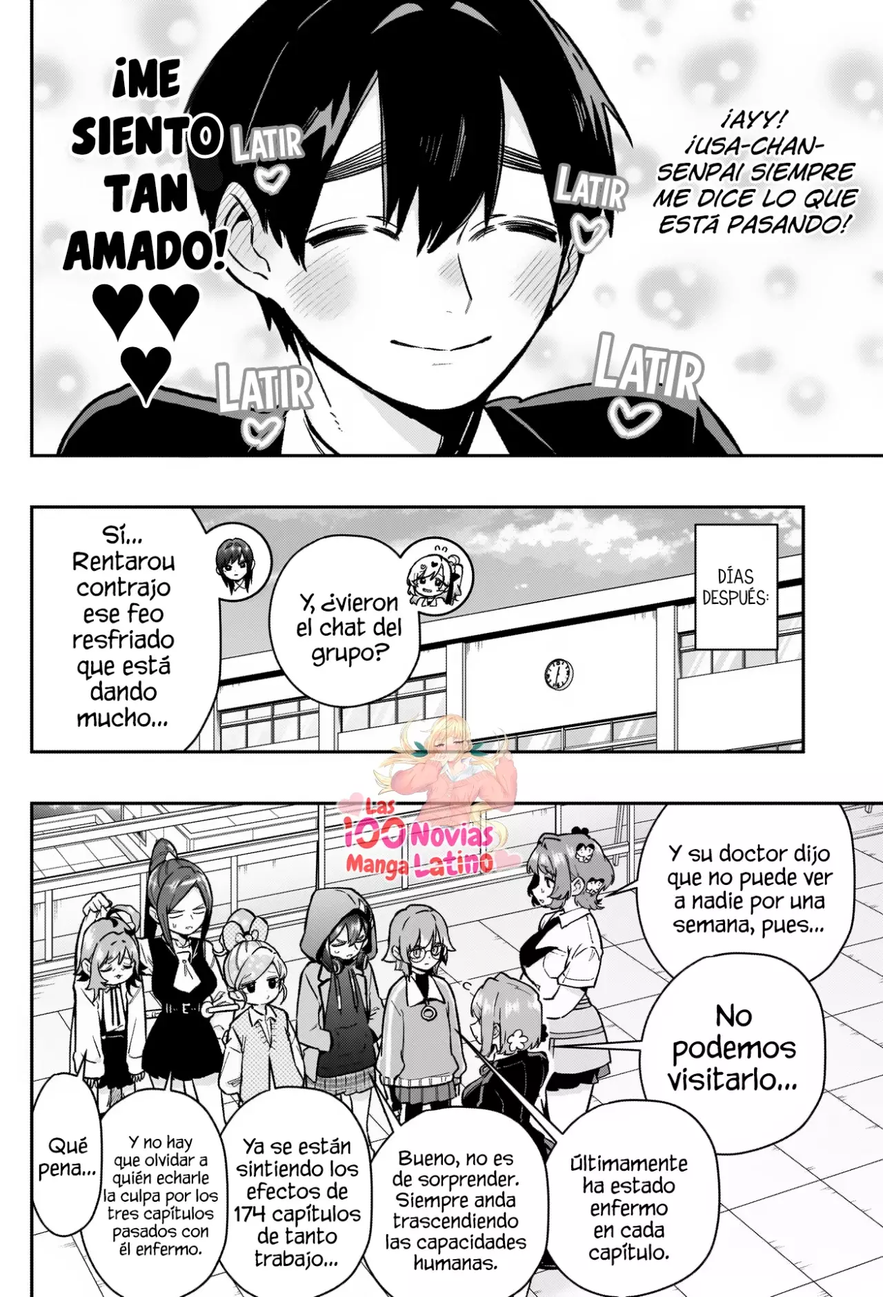 Kimi no koto ga Dai Dai Dai Dai Daisuki na 100-nin no Kanojo Capitulo 174: Usa-chan es encimosa página 3