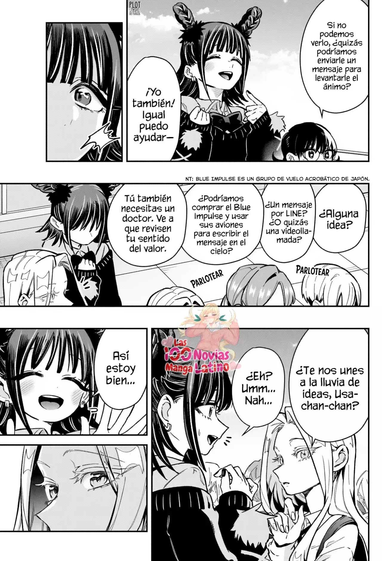 Kimi no koto ga Dai Dai Dai Dai Daisuki na 100-nin no Kanojo Capitulo 174: Usa-chan es encimosa página 4