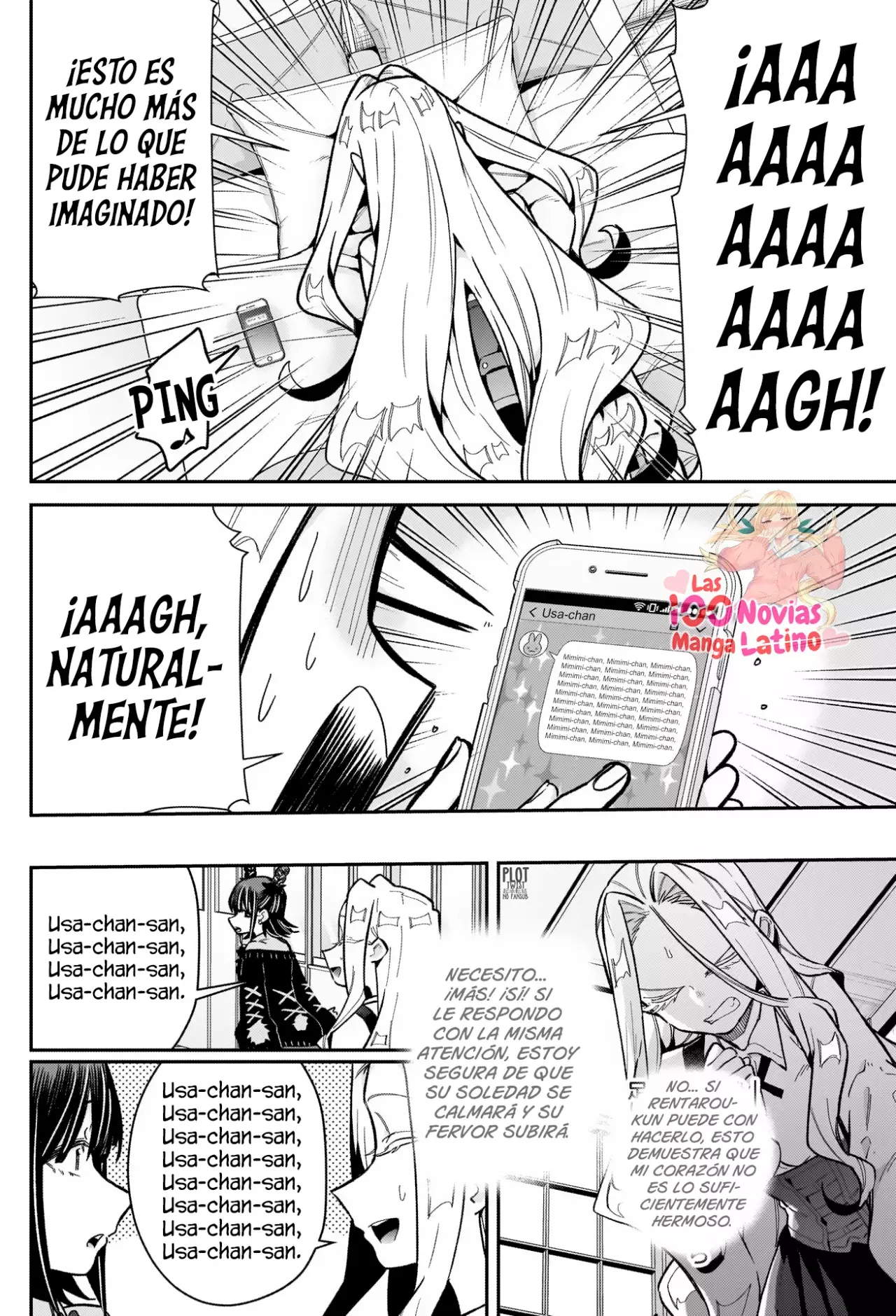 Kimi no koto ga Dai Dai Dai Dai Daisuki na 100-nin no Kanojo Capitulo 174: Usa-chan es encimosa página 8