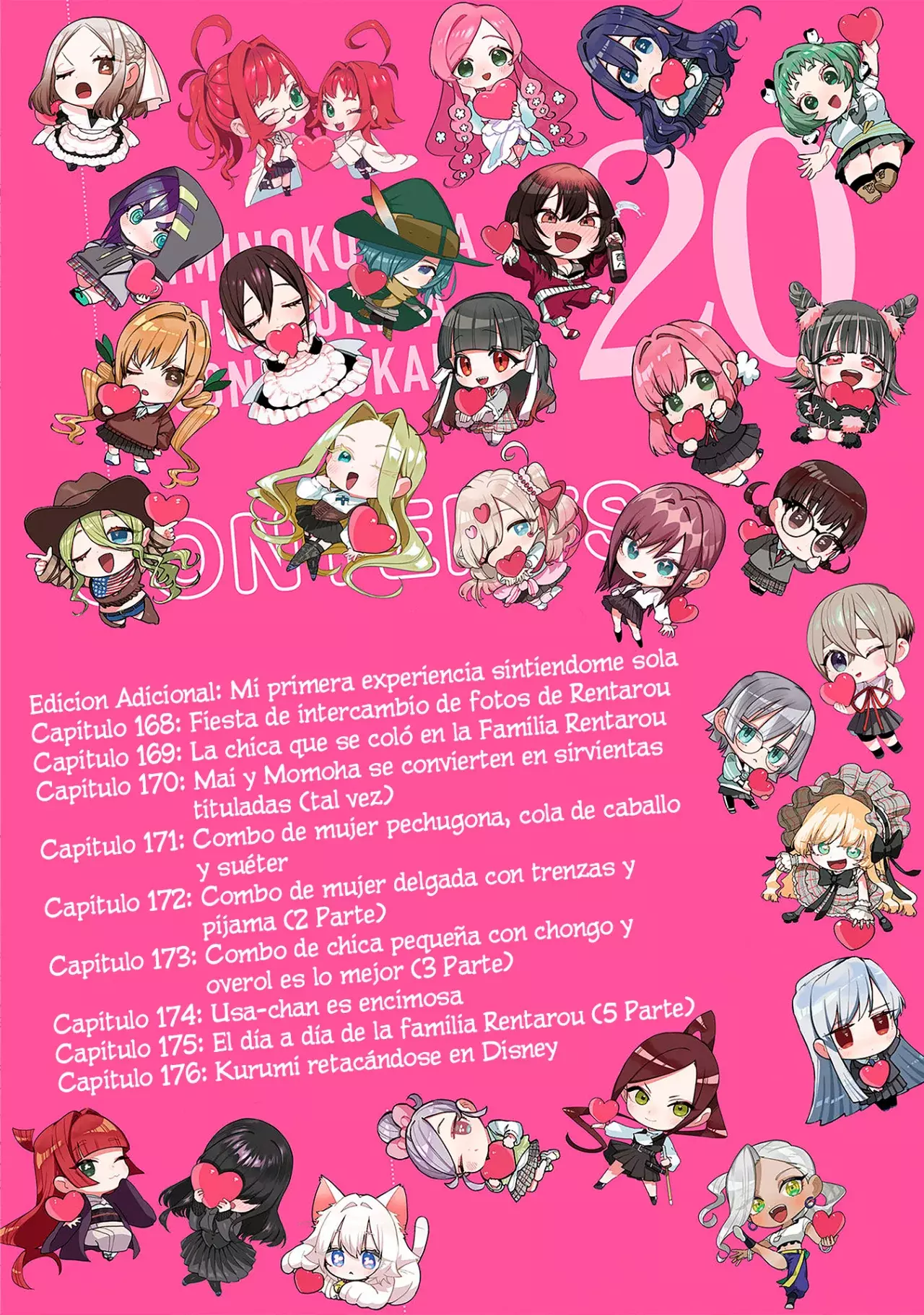 Kimi no koto ga Dai Dai Dai Dai Daisuki na 100-nin no Kanojo Capitulo 176.5: Vol 20 Extras página 3