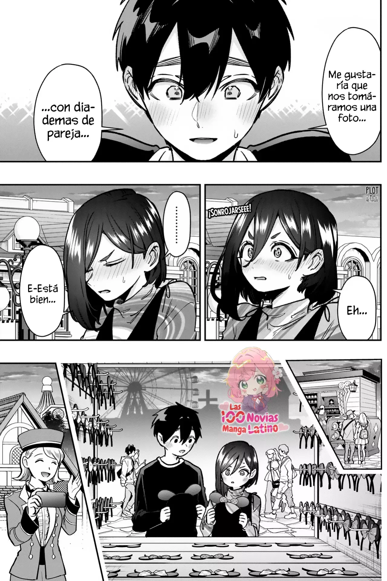 Kimi no koto ga Dai Dai Dai Dai Daisuki na 100-nin no Kanojo Capitulo 176: Kurumi retacándose en Disney página 12