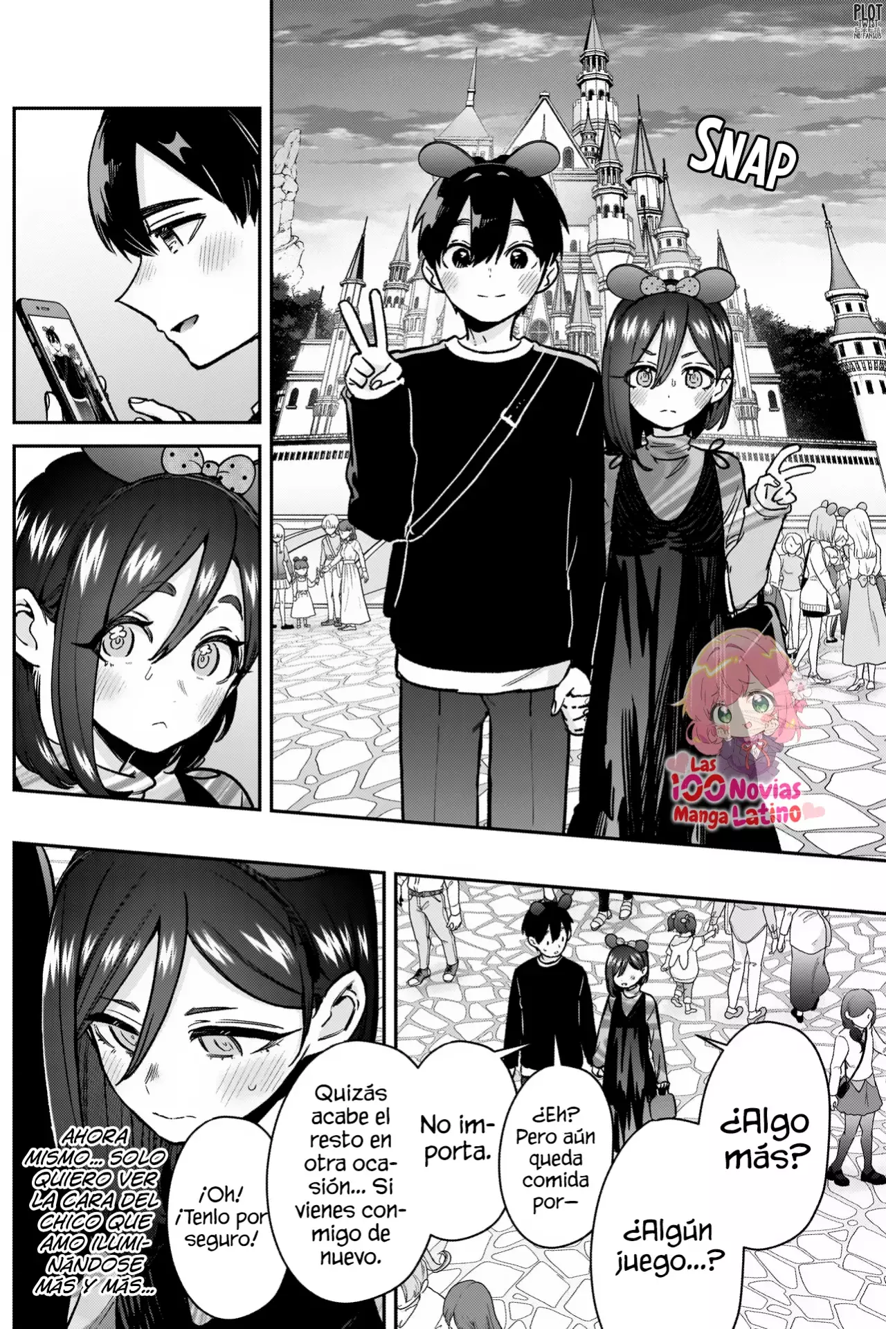Kimi no koto ga Dai Dai Dai Dai Daisuki na 100-nin no Kanojo Capitulo 176: Kurumi retacándose en Disney página 13
