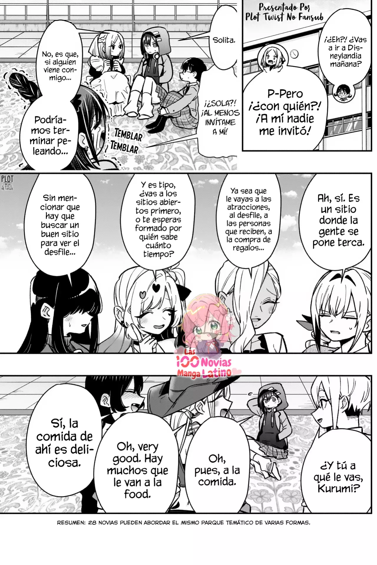 Kimi no koto ga Dai Dai Dai Dai Daisuki na 100-nin no Kanojo Capitulo 176: Kurumi retacándose en Disney página 2