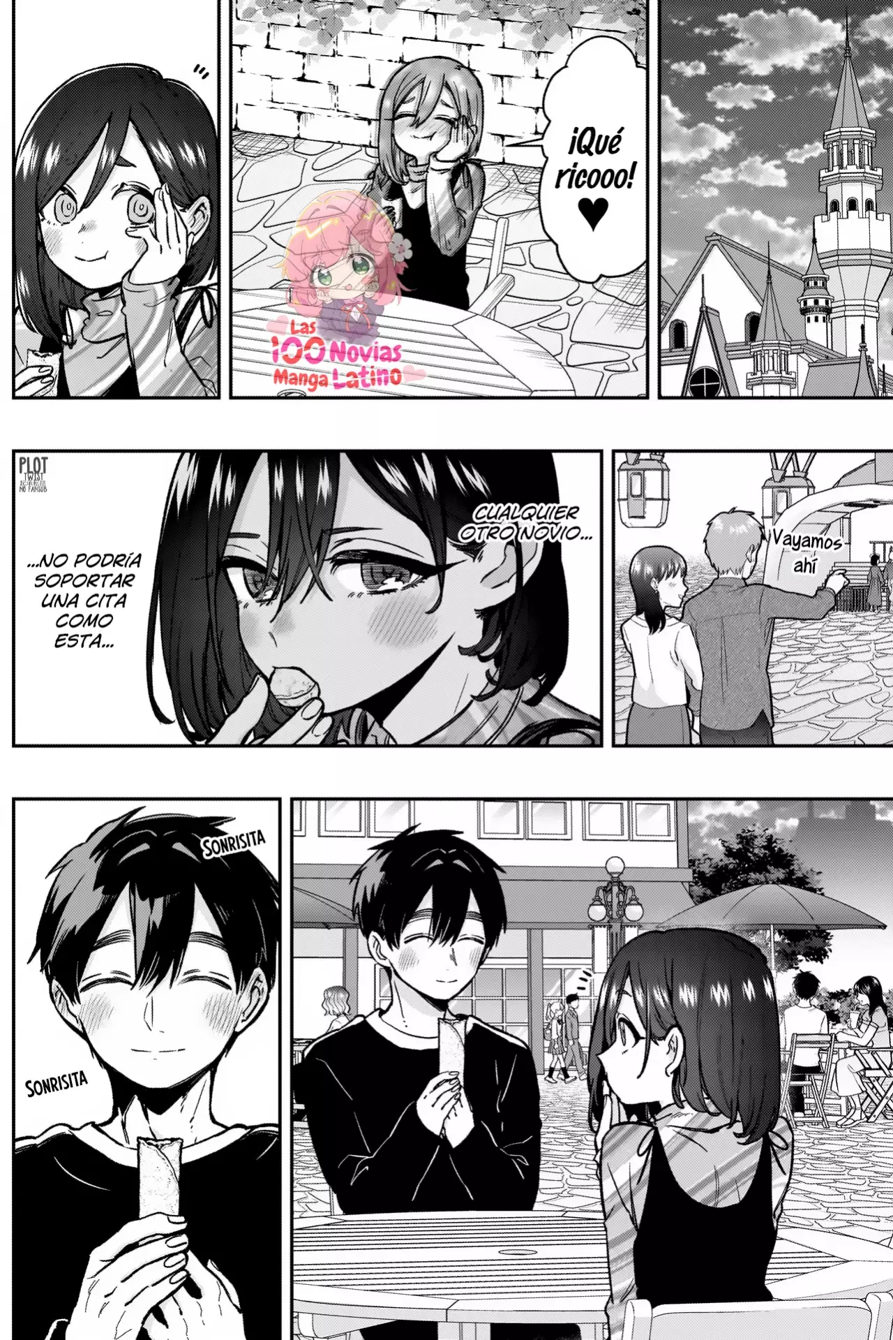 Kimi no koto ga Dai Dai Dai Dai Daisuki na 100-nin no Kanojo Capitulo 176: Kurumi retacándose en Disney página 9