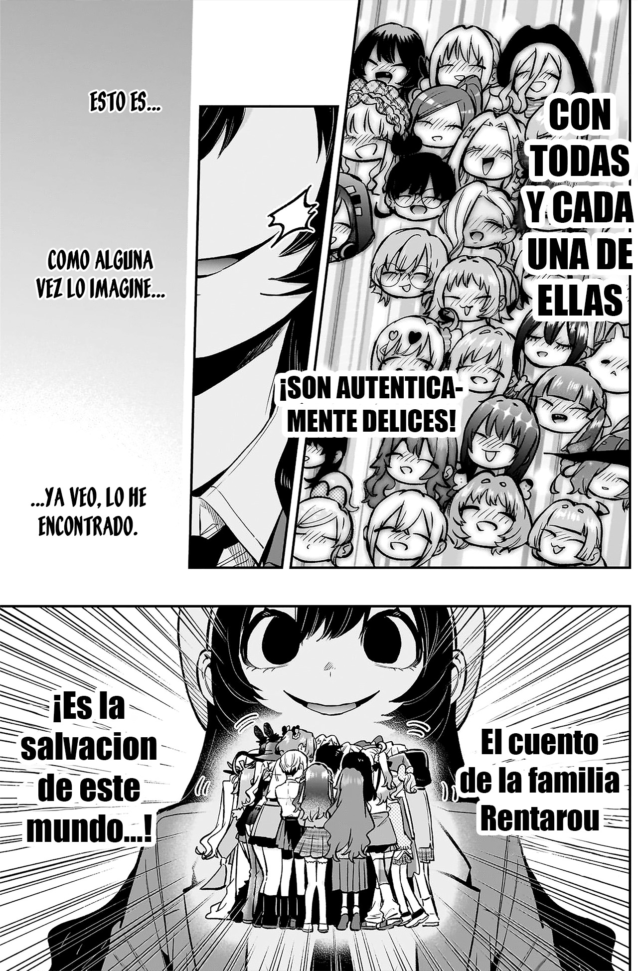 Kimi no koto ga Dai Dai Dai Dai Daisuki na 100-nin no Kanojo Capitulo 178: El extraño mundo de Meru del que la Familia Rentarou no tenía idea página 19
