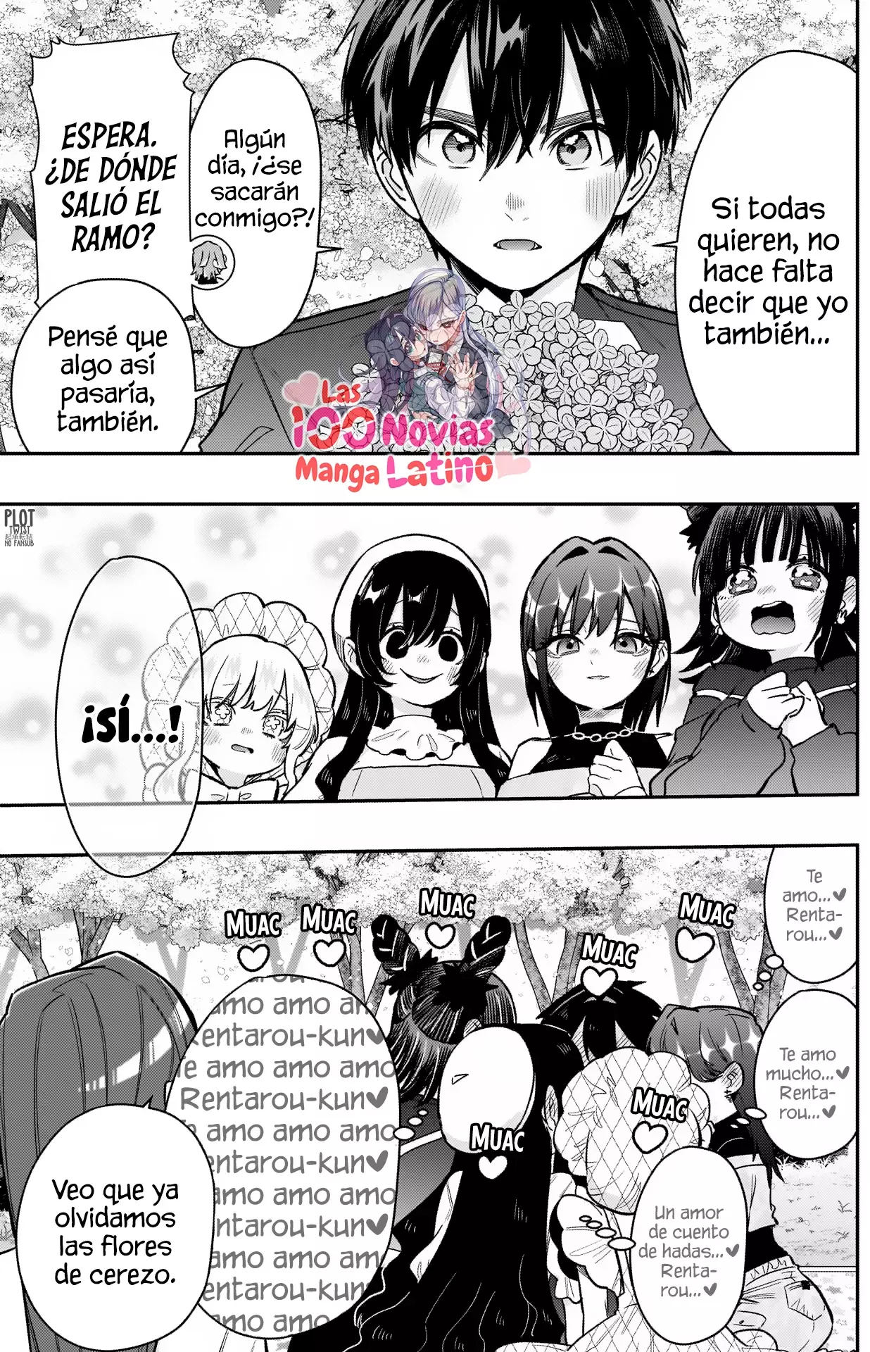 Kimi no koto ga Dai Dai Dai Dai Daisuki na 100-nin no Kanojo Capitulo 179: La observación de flores de la familia Rentarou página 10