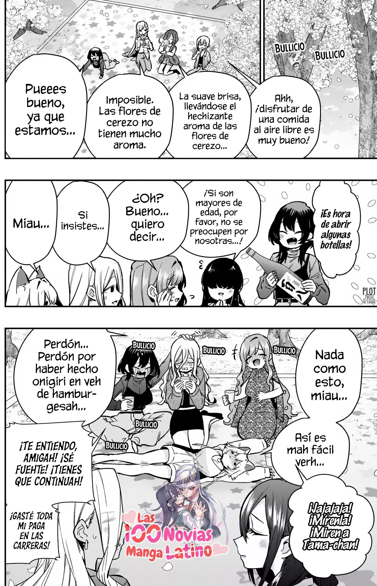 Kimi no koto ga Dai Dai Dai Dai Daisuki na 100-nin no Kanojo Capitulo 179: La observación de flores de la familia Rentarou página 11