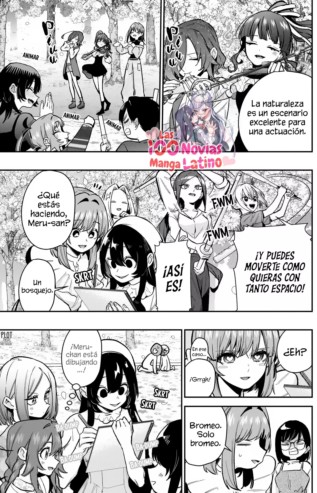 Kimi no koto ga Dai Dai Dai Dai Daisuki na 100-nin no Kanojo Capitulo 179: La observación de flores de la familia Rentarou página 12