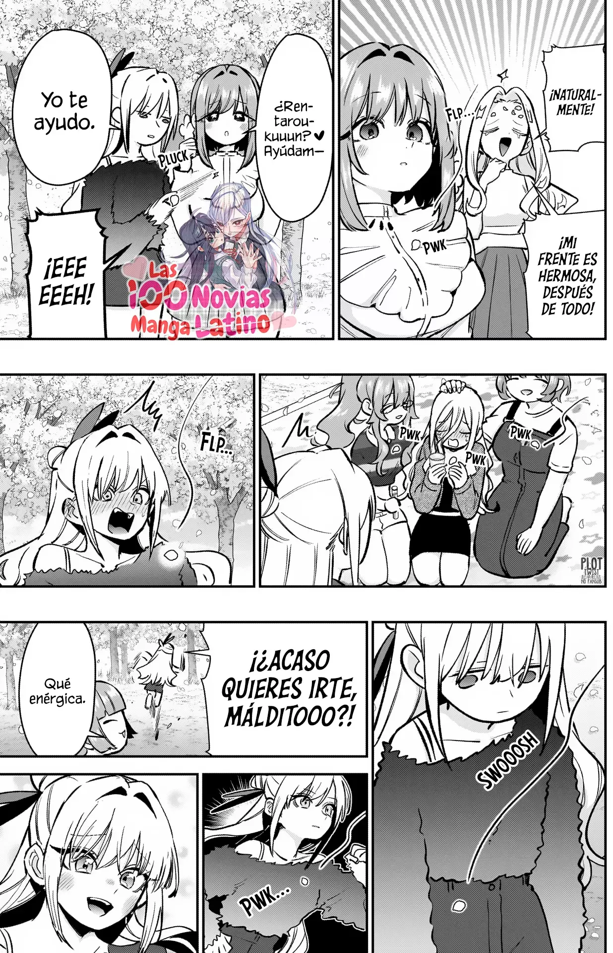Kimi no koto ga Dai Dai Dai Dai Daisuki na 100-nin no Kanojo Capitulo 179: La observación de flores de la familia Rentarou página 18