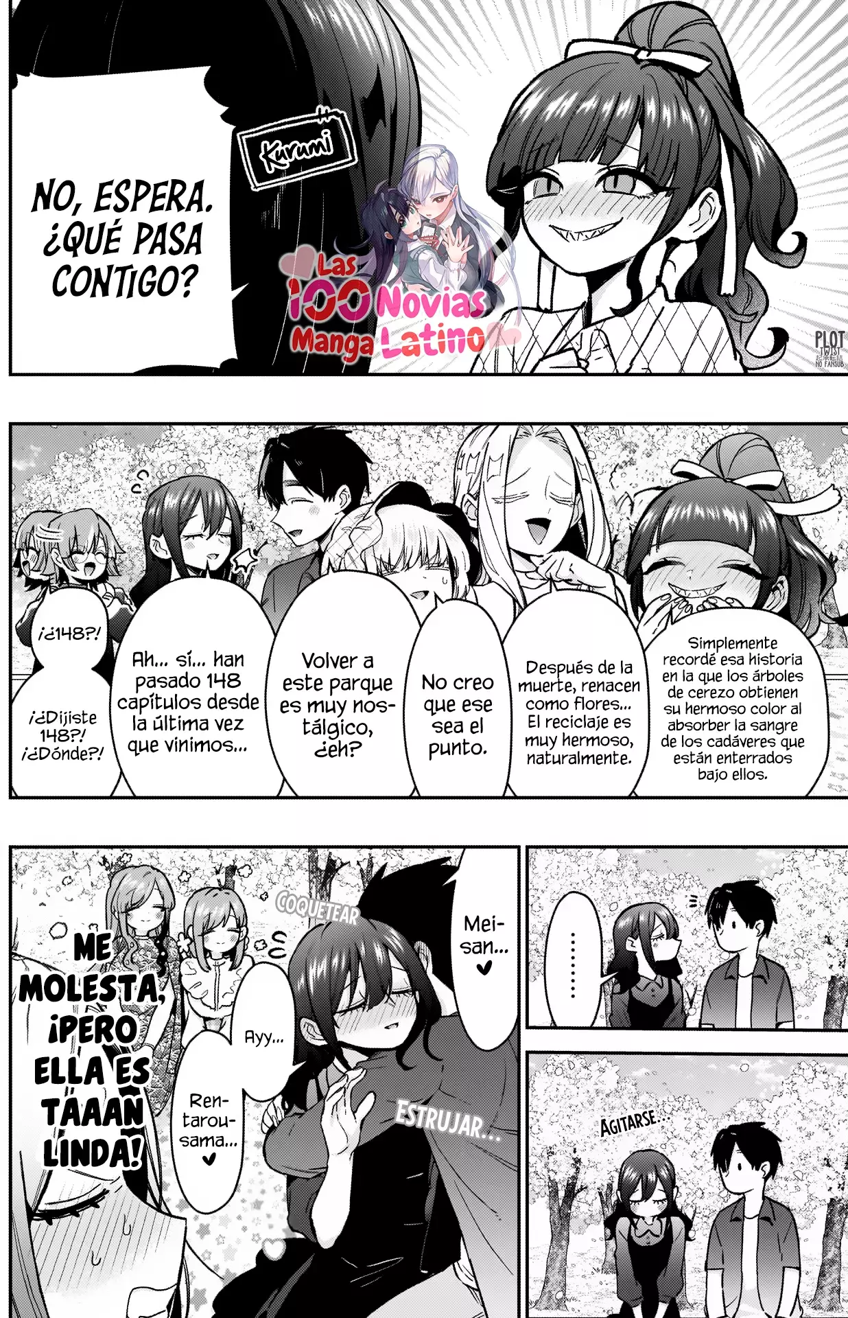 Kimi no koto ga Dai Dai Dai Dai Daisuki na 100-nin no Kanojo Capitulo 179: La observación de flores de la familia Rentarou página 5