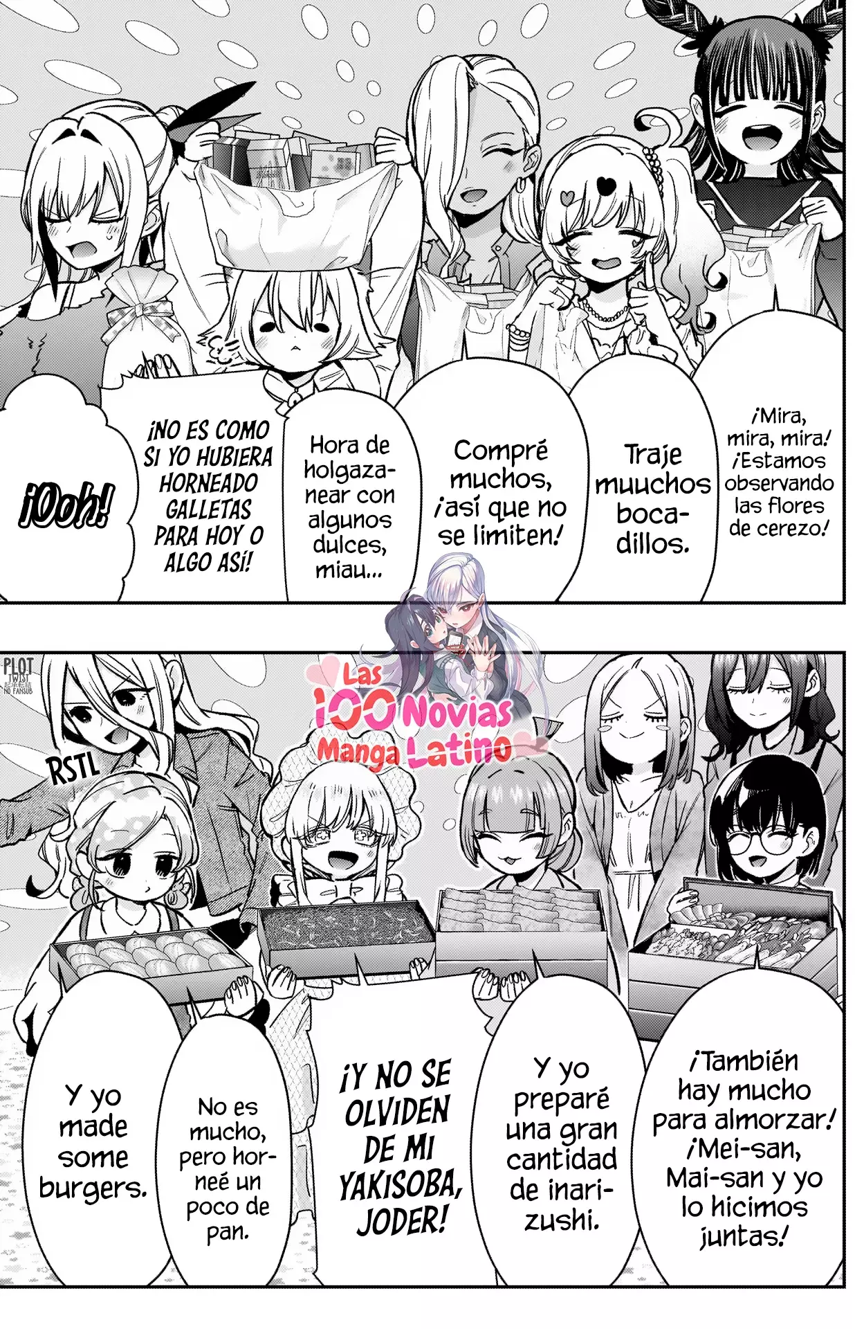 Kimi no koto ga Dai Dai Dai Dai Daisuki na 100-nin no Kanojo Capitulo 179: La observación de flores de la familia Rentarou página 6