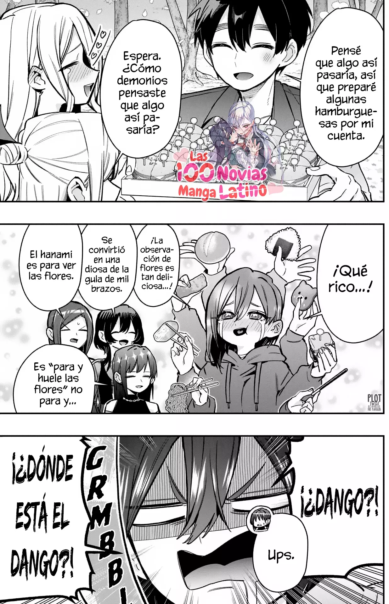 Kimi no koto ga Dai Dai Dai Dai Daisuki na 100-nin no Kanojo Capitulo 179: La observación de flores de la familia Rentarou página 8