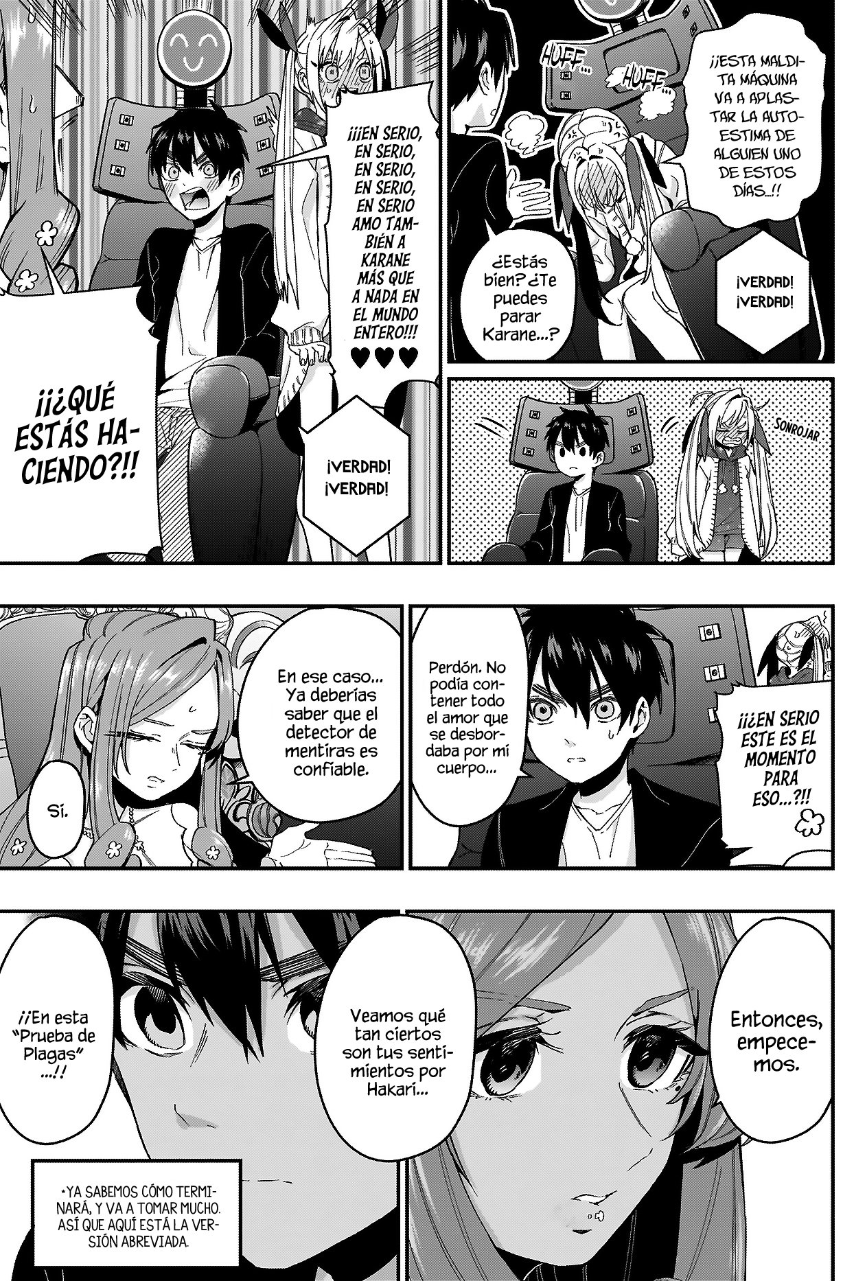 Kimi no koto ga Dai Dai Dai Dai Daisuki na 100-nin no Kanojo Capitulo 18: El Detector de Mentiras, el juicio de la bruja página 12