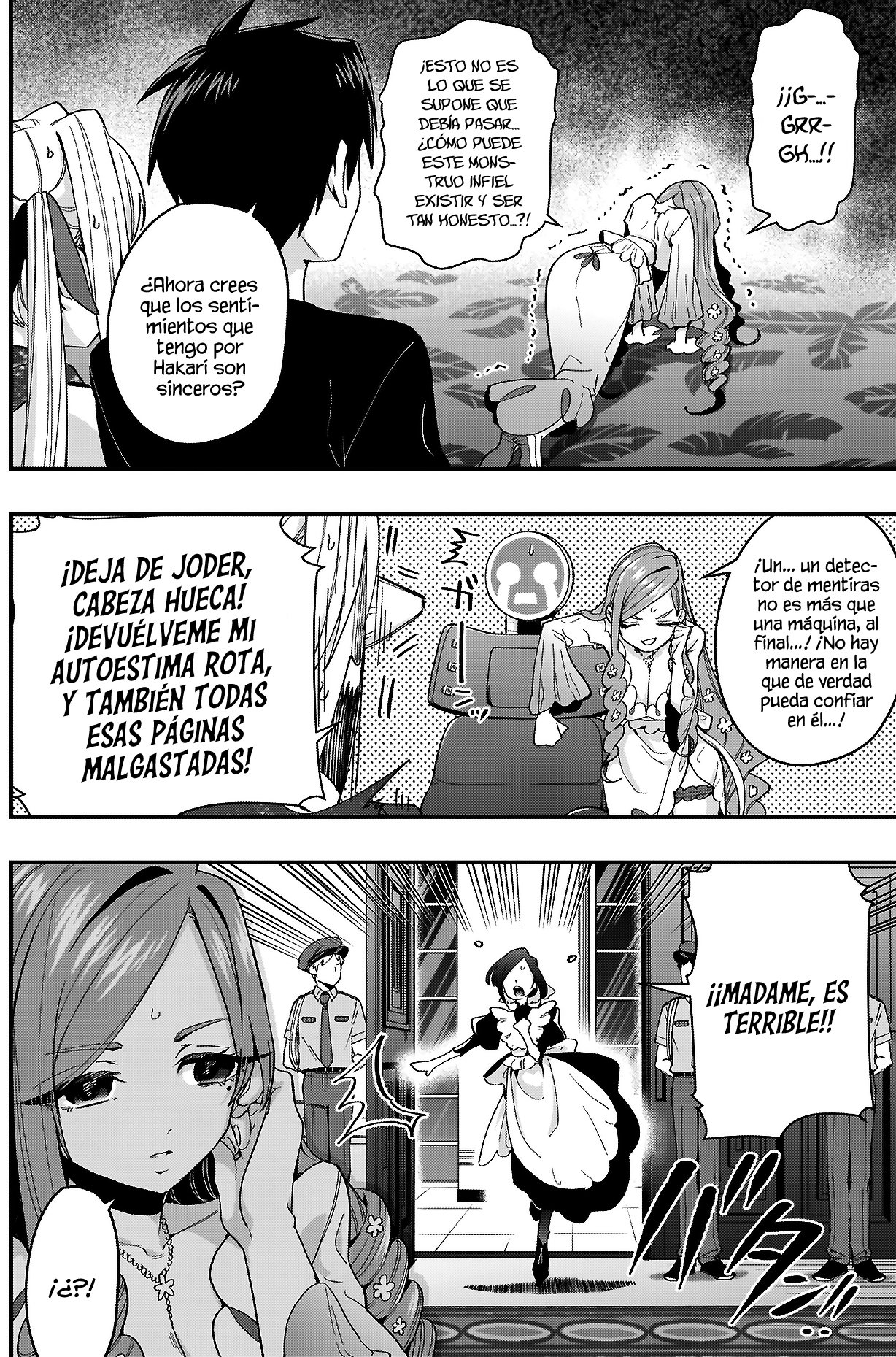 Kimi no koto ga Dai Dai Dai Dai Daisuki na 100-nin no Kanojo Capitulo 18: El Detector de Mentiras, el juicio de la bruja página 14