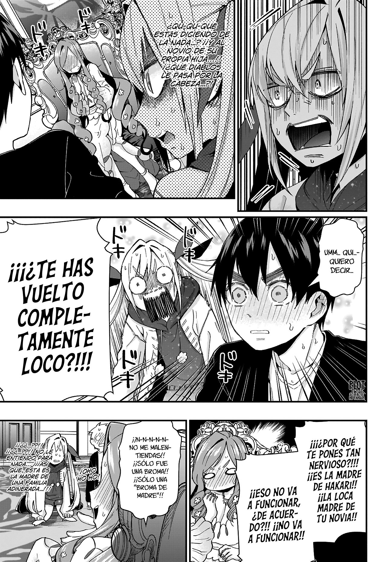 Kimi no koto ga Dai Dai Dai Dai Daisuki na 100-nin no Kanojo Capitulo 18: El Detector de Mentiras, el juicio de la bruja página 4