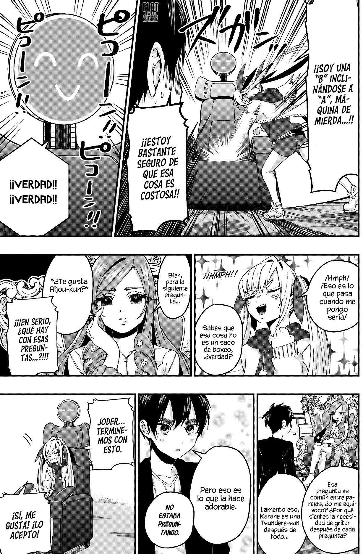 Kimi no koto ga Dai Dai Dai Dai Daisuki na 100-nin no Kanojo Capitulo 18: El Detector de Mentiras, el juicio de la bruja página 8