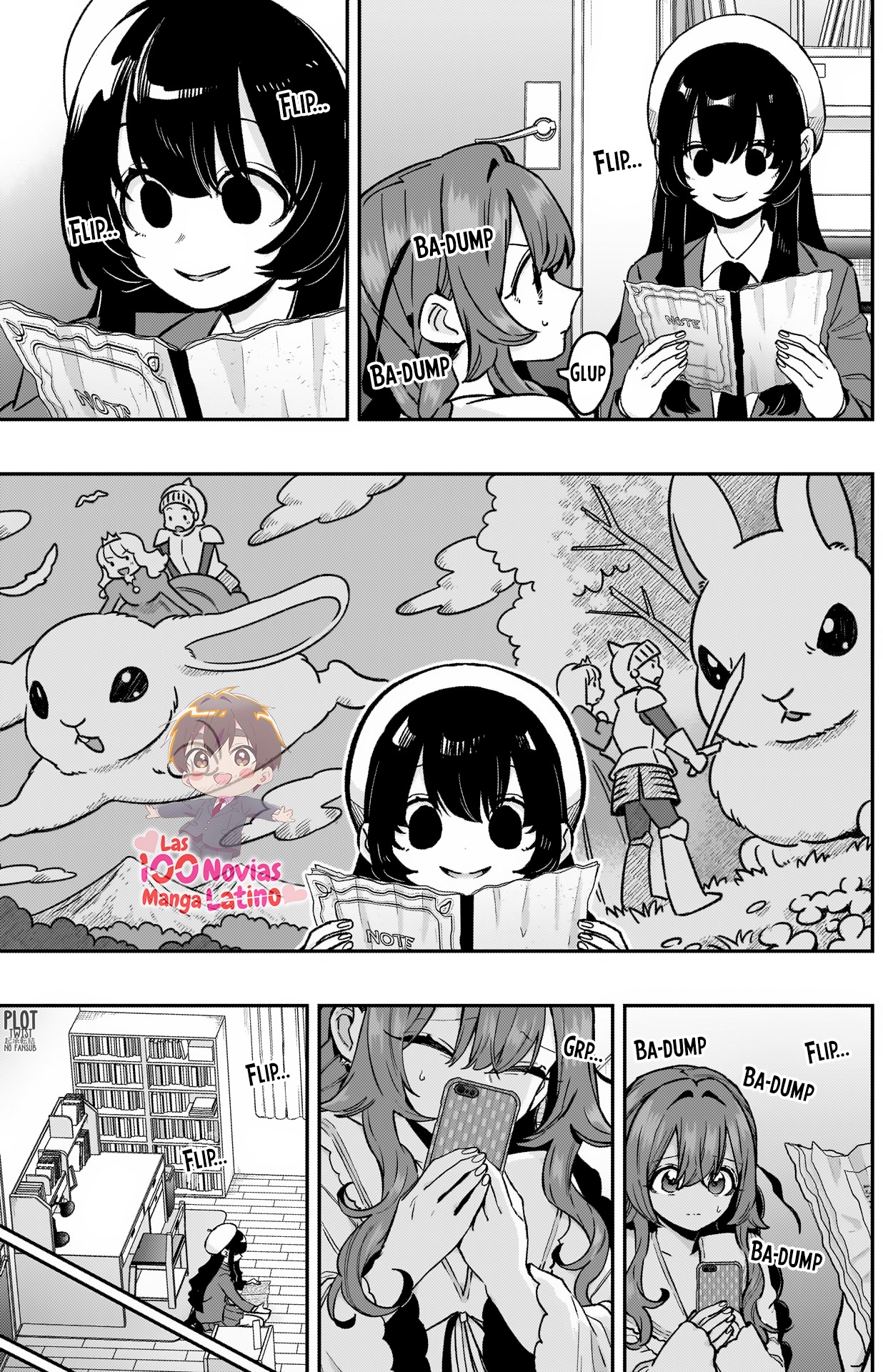 Kimi no koto ga Dai Dai Dai Dai Daisuki na 100-nin no Kanojo Capitulo 182: Escribiendo las dos página 14
