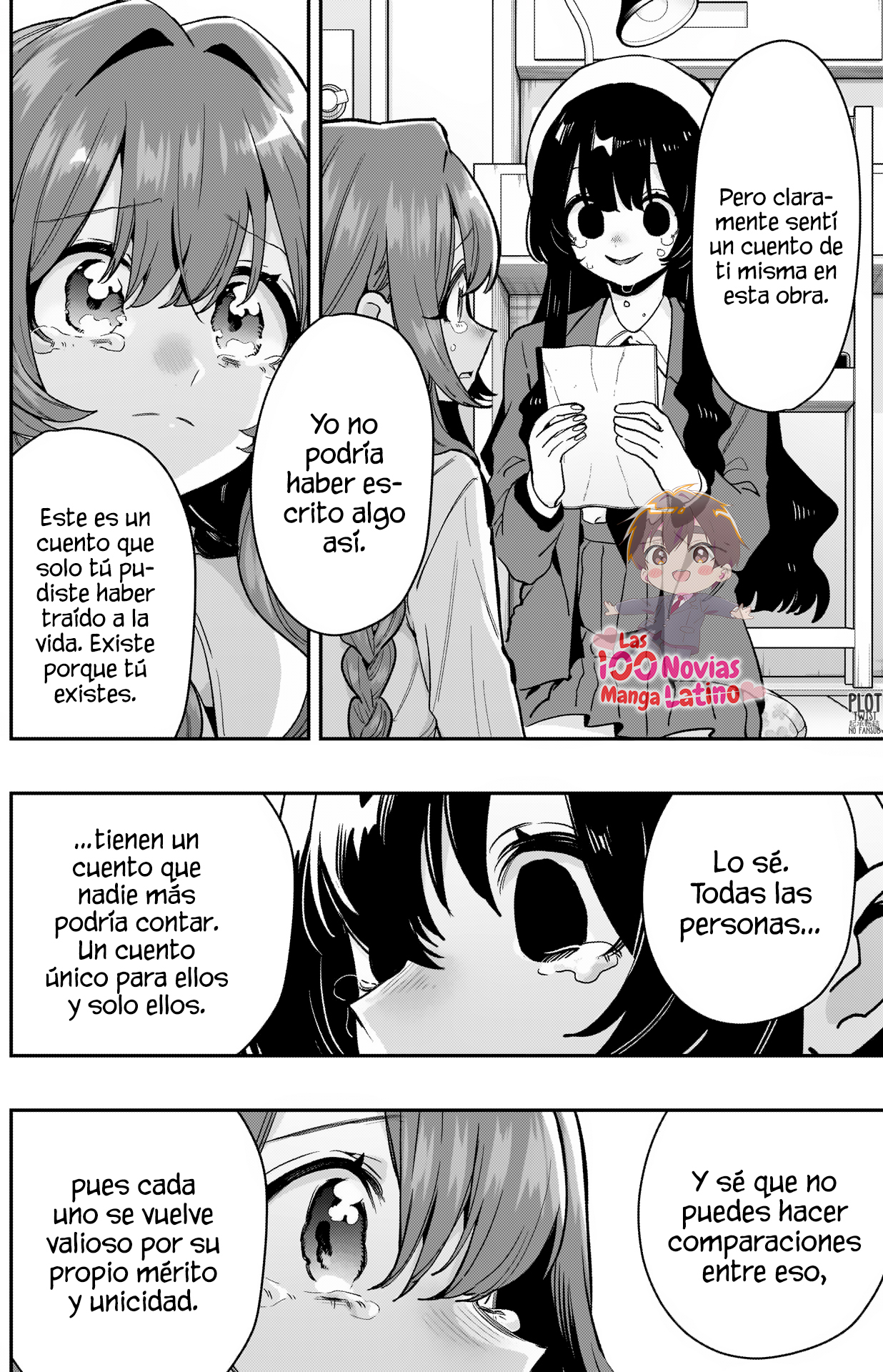 Kimi no koto ga Dai Dai Dai Dai Daisuki na 100-nin no Kanojo Capitulo 182: Escribiendo las dos página 17