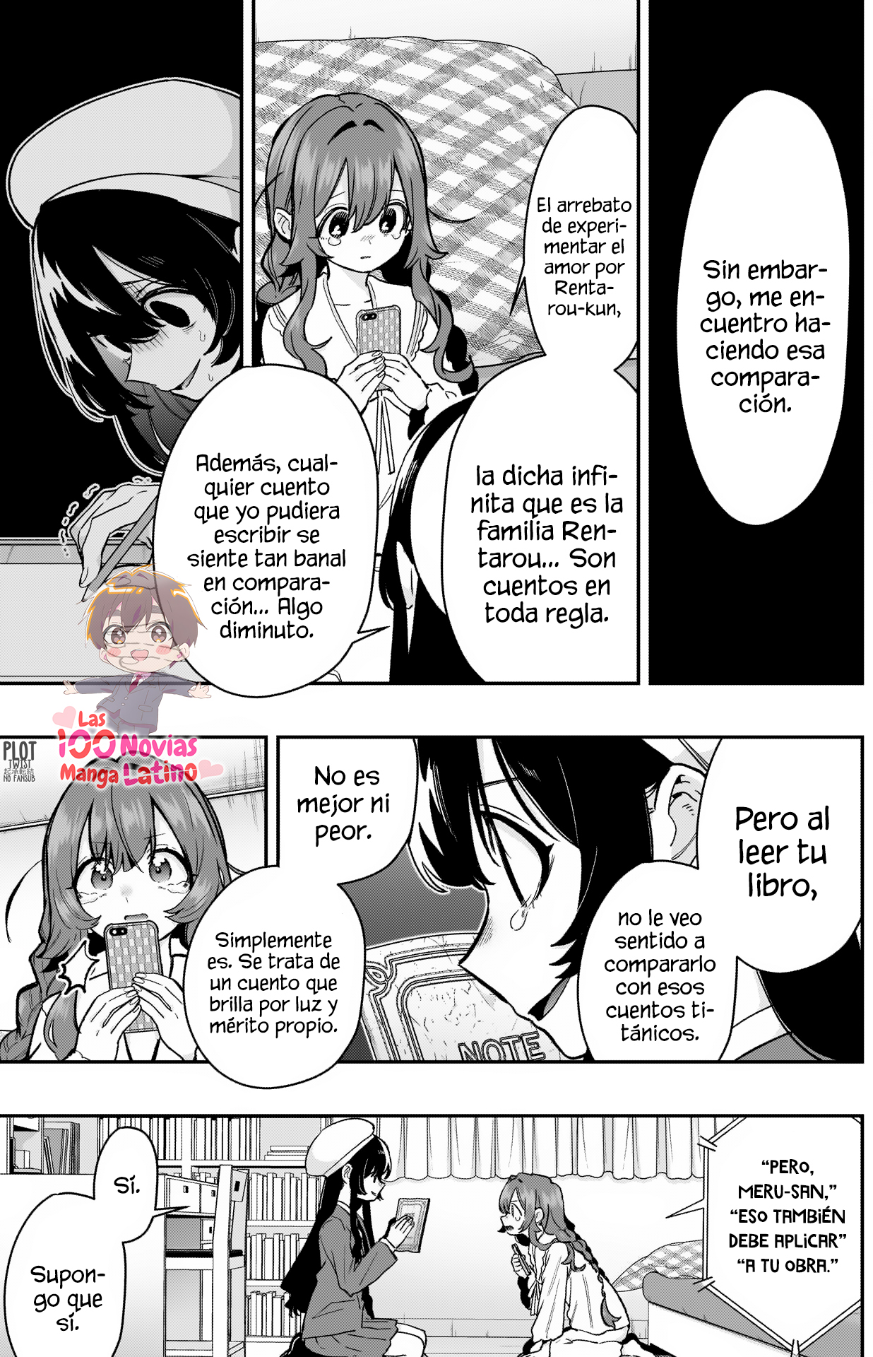 Kimi no koto ga Dai Dai Dai Dai Daisuki na 100-nin no Kanojo Capitulo 182: Escribiendo las dos página 18