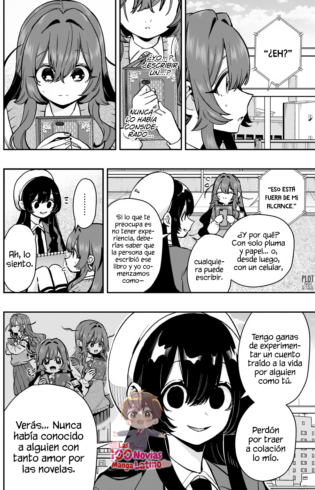 Kimi no koto ga Dai Dai Dai Dai Daisuki na 100-nin no Kanojo Capitulo 182: Escribiendo las dos página 3