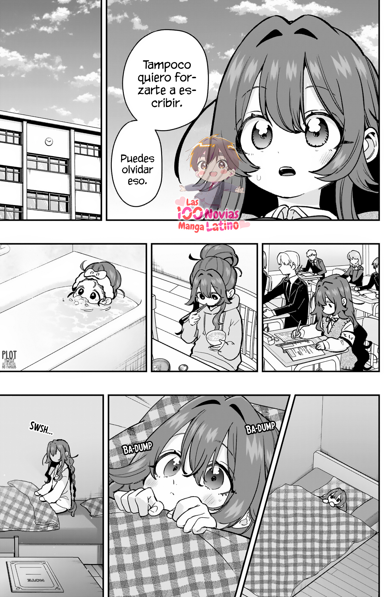Kimi no koto ga Dai Dai Dai Dai Daisuki na 100-nin no Kanojo Capitulo 182: Escribiendo las dos página 4