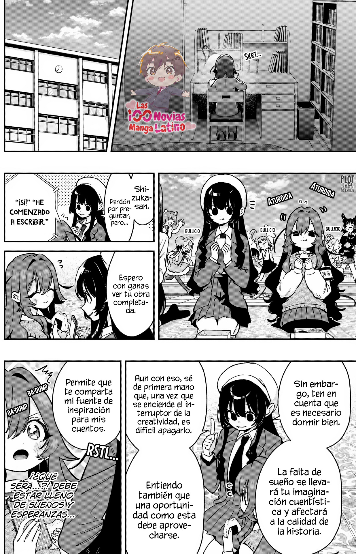 Kimi no koto ga Dai Dai Dai Dai Daisuki na 100-nin no Kanojo Capitulo 182: Escribiendo las dos página 5