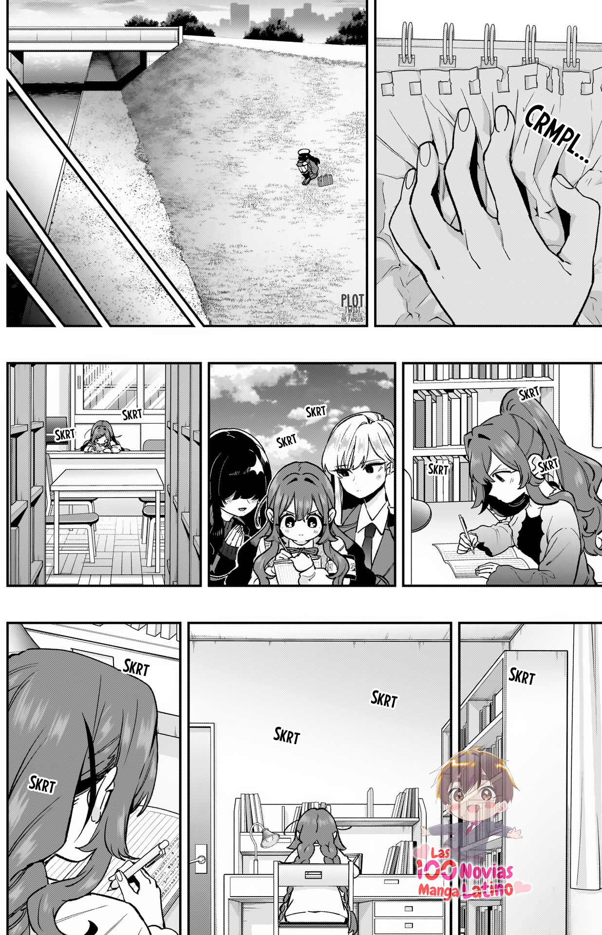 Kimi no koto ga Dai Dai Dai Dai Daisuki na 100-nin no Kanojo Capitulo 182: Escribiendo las dos página 7