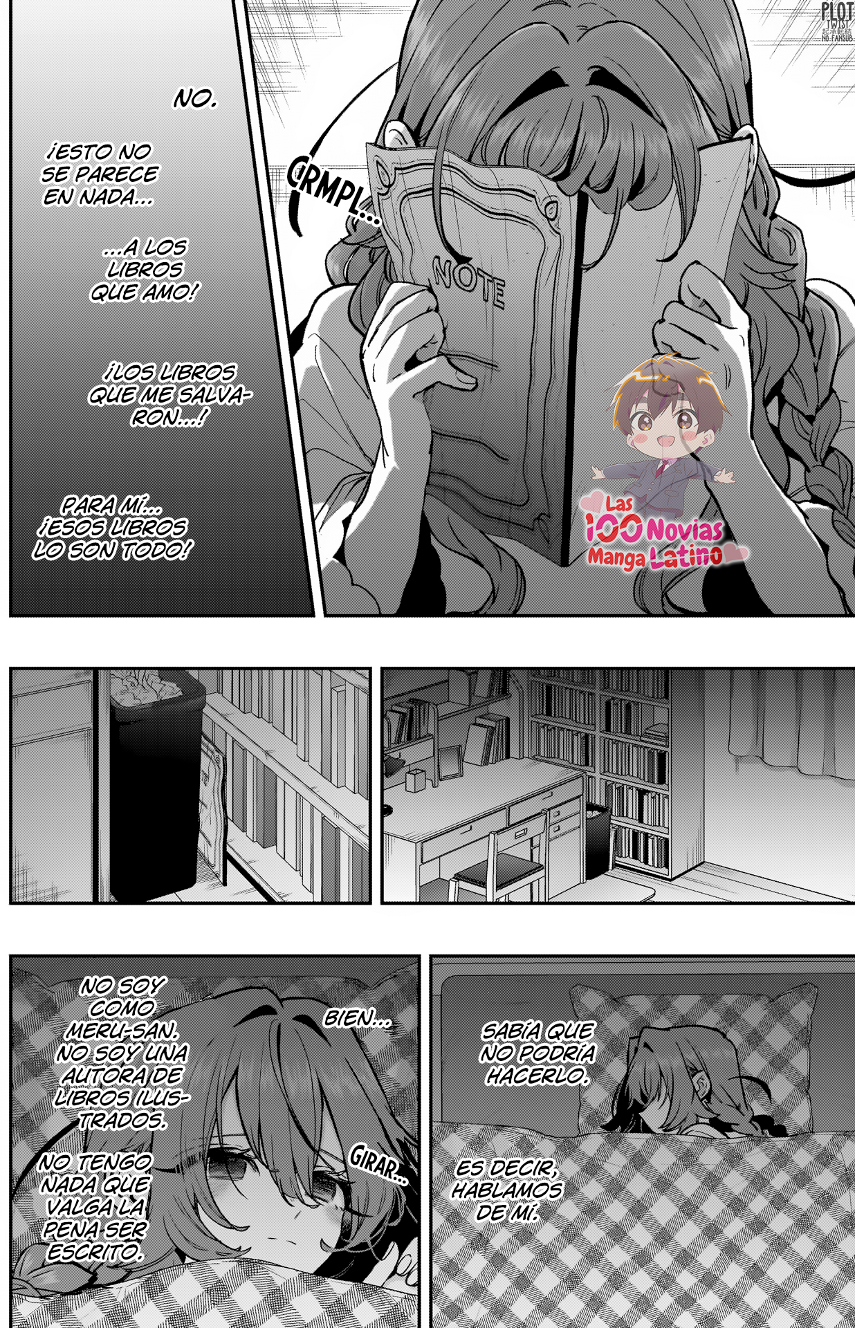 Kimi no koto ga Dai Dai Dai Dai Daisuki na 100-nin no Kanojo Capitulo 182: Escribiendo las dos página 9