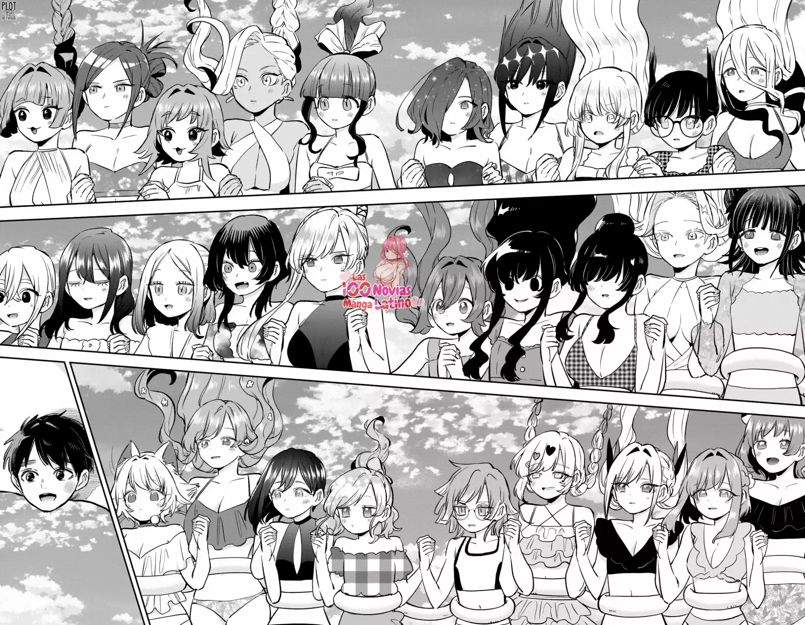Kimi no koto ga Dai Dai Dai Dai Daisuki na 100-nin no Kanojo Capitulo 184: El escape de la familia Rentarou de la isla en el cielo página 8