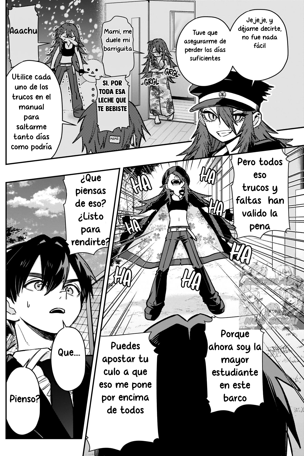 Kimi no koto ga Dai Dai Dai Dai Daisuki na 100-nin no Kanojo Capitulo 186: La líder secreta de la banda de la preparatoria Ohana página 10
