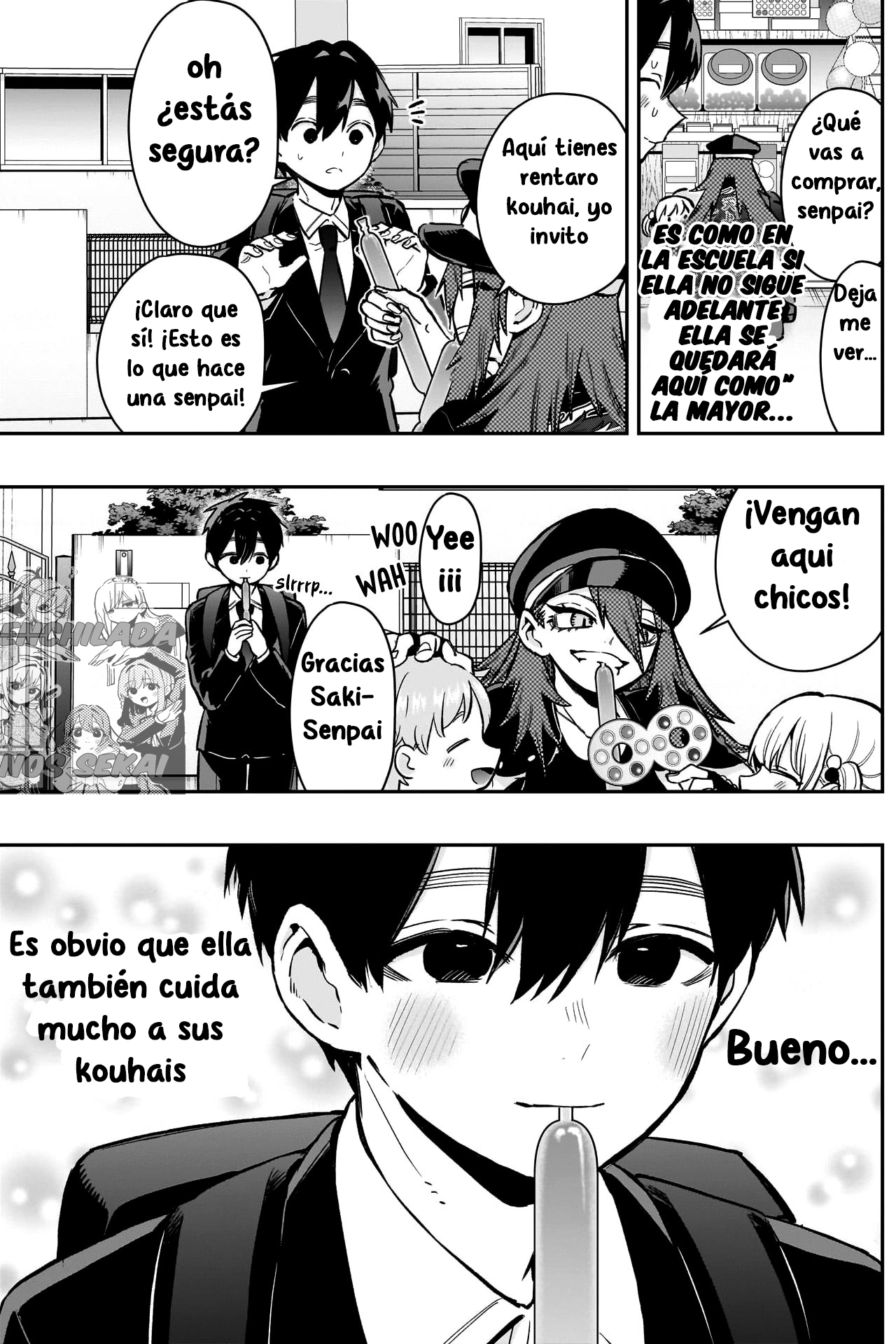 Kimi no koto ga Dai Dai Dai Dai Daisuki na 100-nin no Kanojo Capitulo 186: La líder secreta de la banda de la preparatoria Ohana página 15