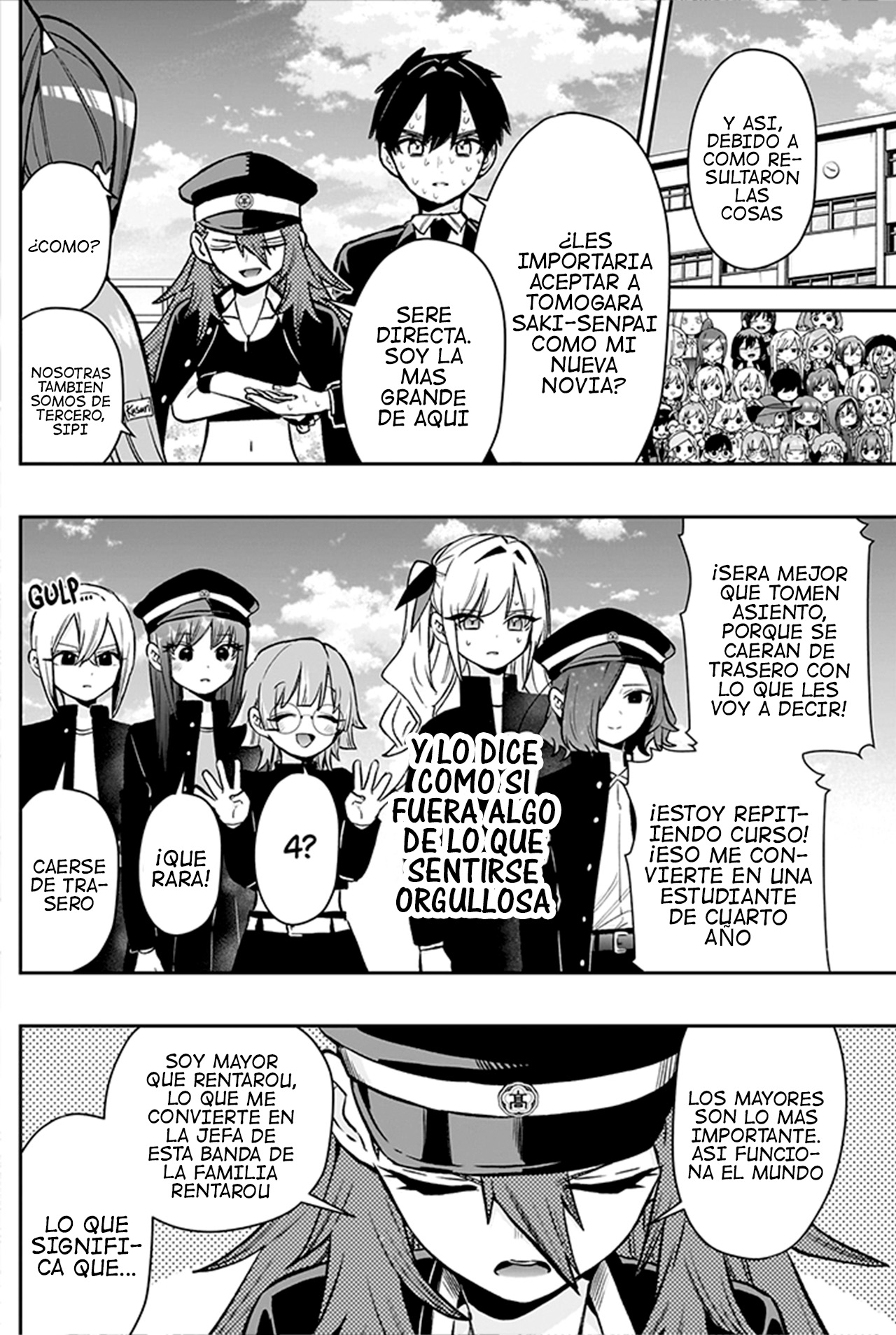 Kimi no koto ga Dai Dai Dai Dai Daisuki na 100-nin no Kanojo Capitulo 187: La nueva líder de la familia Rentarou página 3