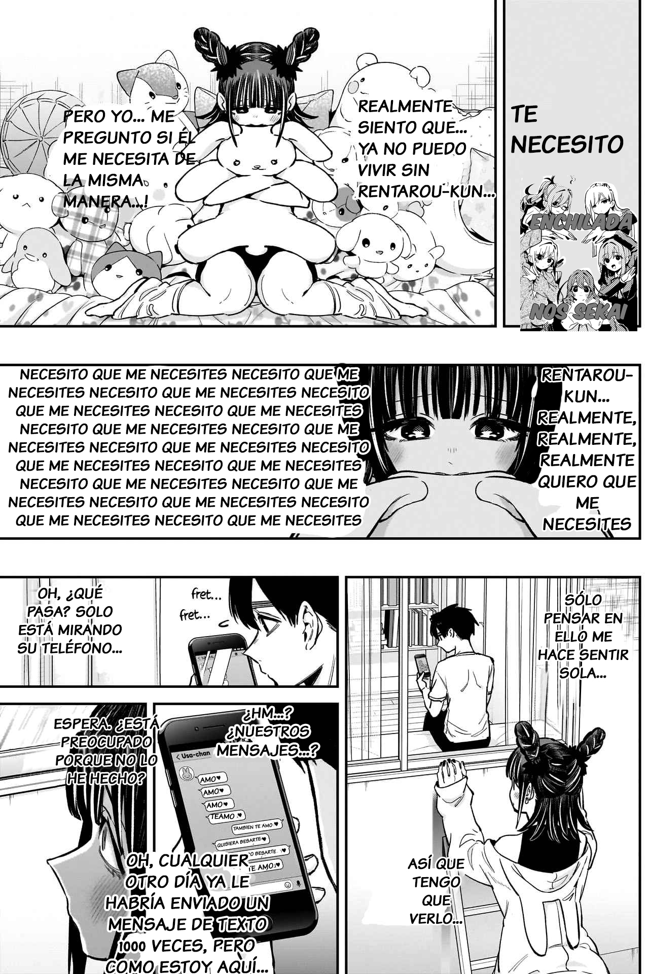 Kimi no koto ga Dai Dai Dai Dai Daisuki na 100-nin no Kanojo Capitulo 188: El día a día de Rentarou con sus novias (Parte 3) página 10