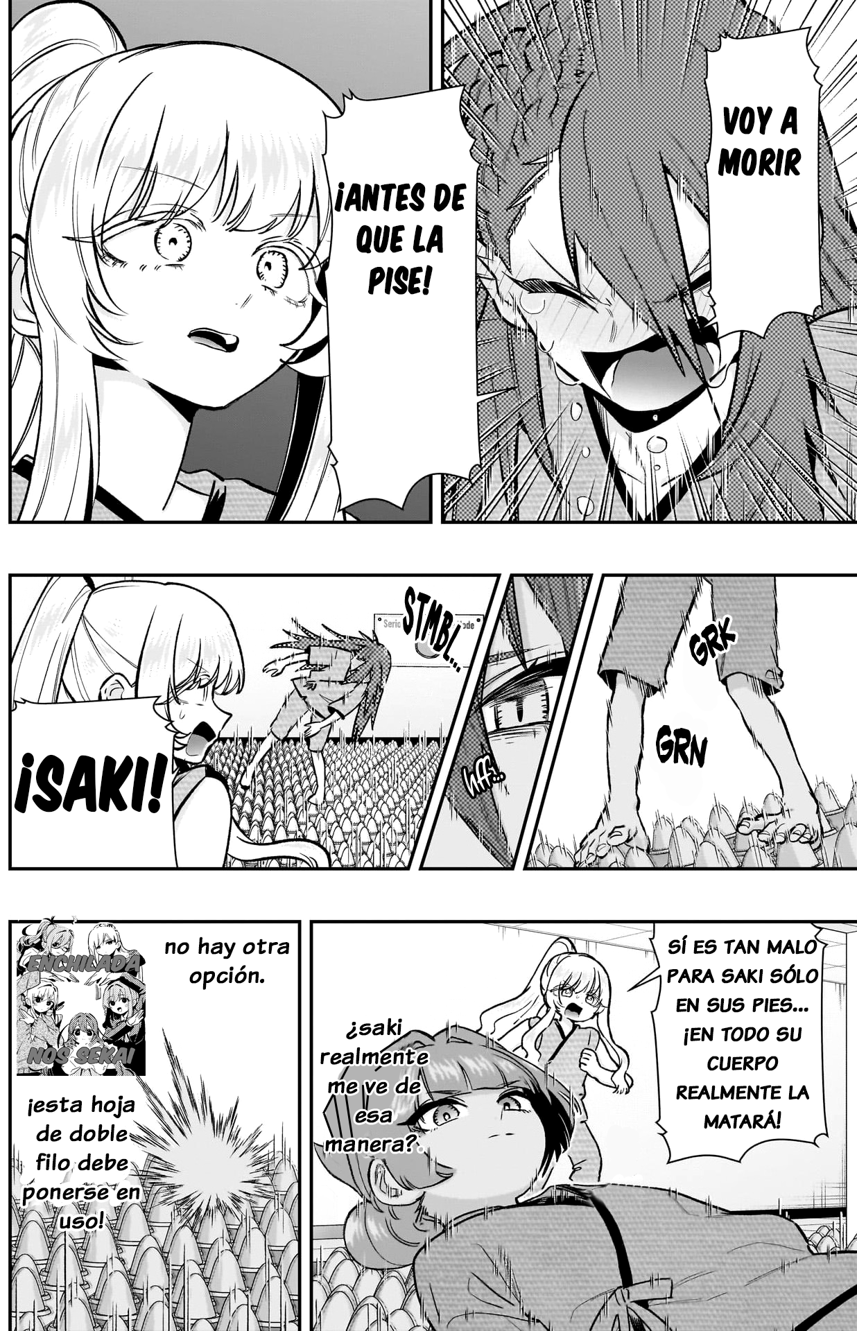 Kimi no koto ga Dai Dai Dai Dai Daisuki na 100-nin no Kanojo Capitulo 189: La kouhai y la senpai de Saki página 17