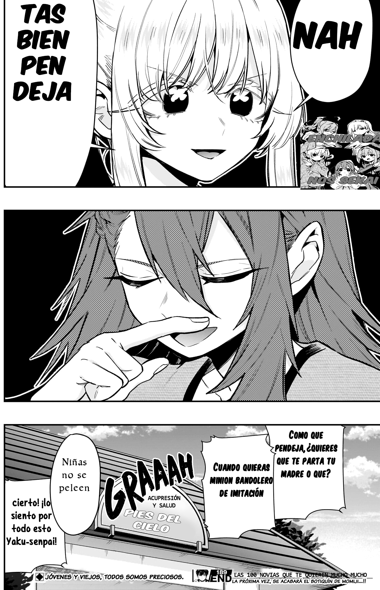 Kimi no koto ga Dai Dai Dai Dai Daisuki na 100-nin no Kanojo Capitulo 189: La kouhai y la senpai de Saki página 21