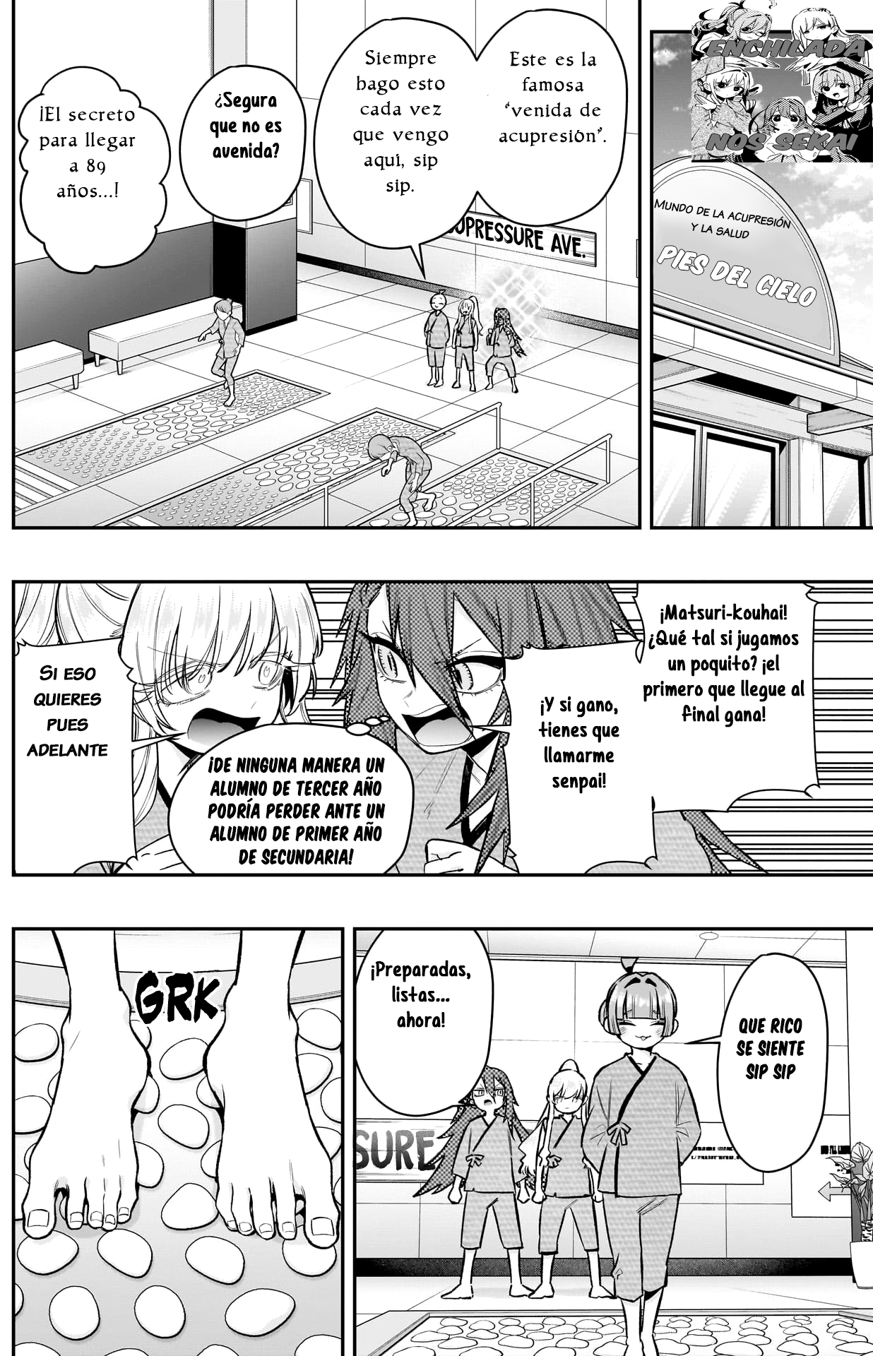 Kimi no koto ga Dai Dai Dai Dai Daisuki na 100-nin no Kanojo Capitulo 189: La kouhai y la senpai de Saki página 7