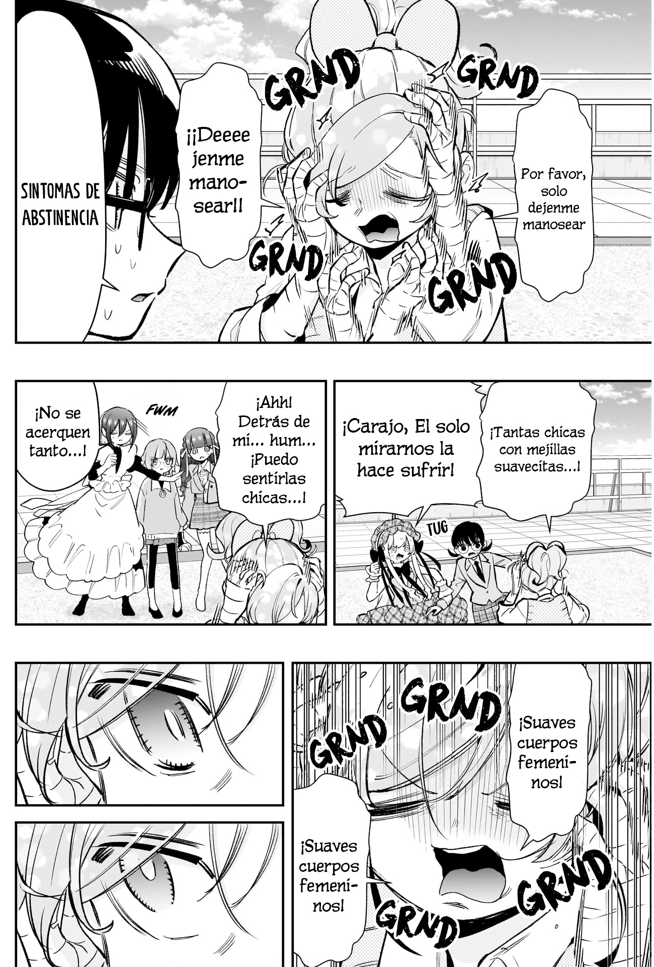 Kimi no koto ga Dai Dai Dai Dai Daisuki na 100-nin no Kanojo Capitulo 190: Los días sin toqueteo de Momiji página 9