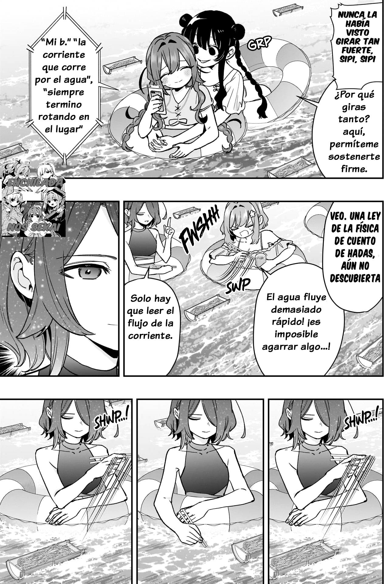 Kimi no koto ga Dai Dai Dai Dai Daisuki na 100-nin no Kanojo Capitulo 191: El Soumen fluyente de la Familia Rentarou página 7