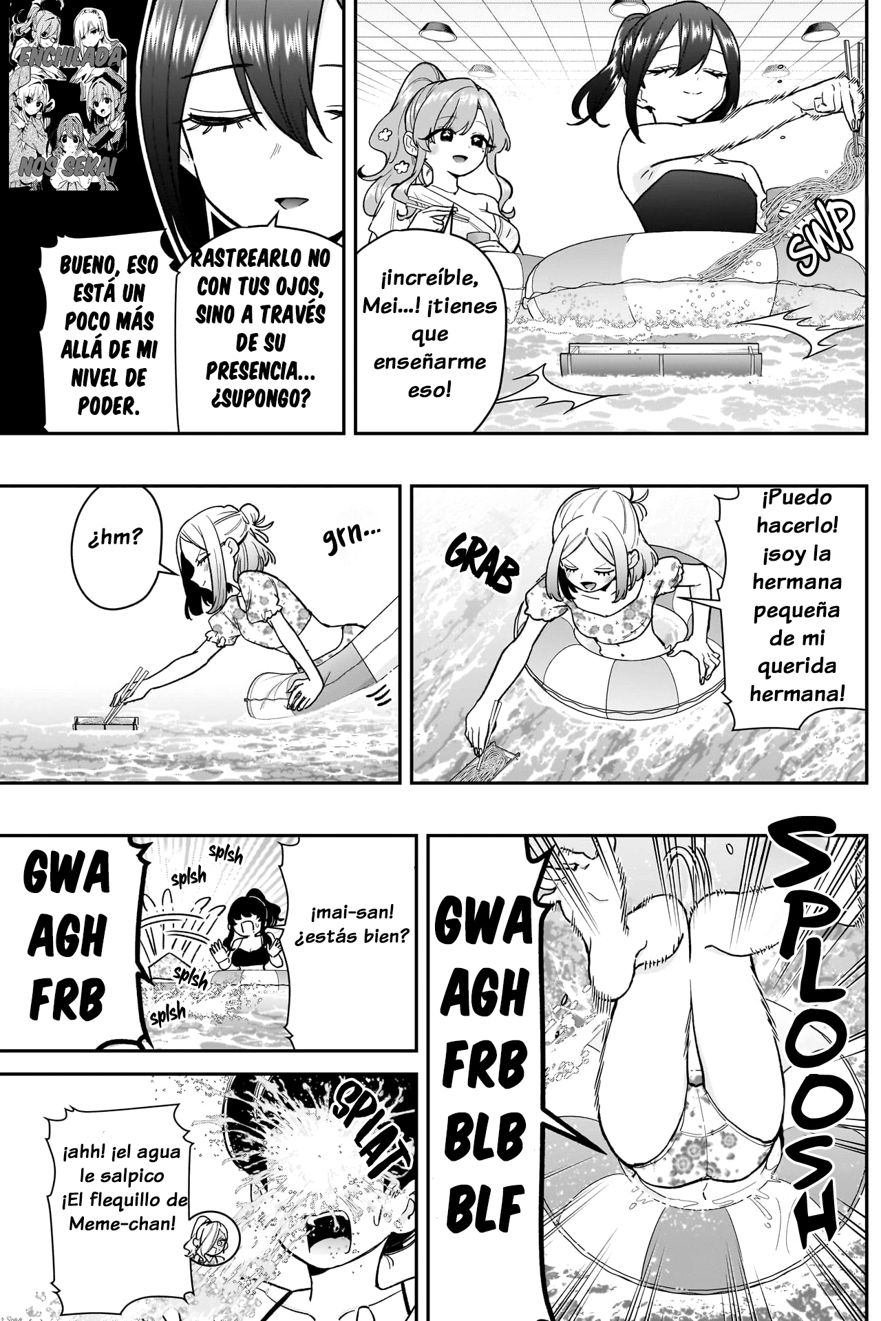 Kimi no koto ga Dai Dai Dai Dai Daisuki na 100-nin no Kanojo Capitulo 191: El Soumen fluyente de la Familia Rentarou página 9