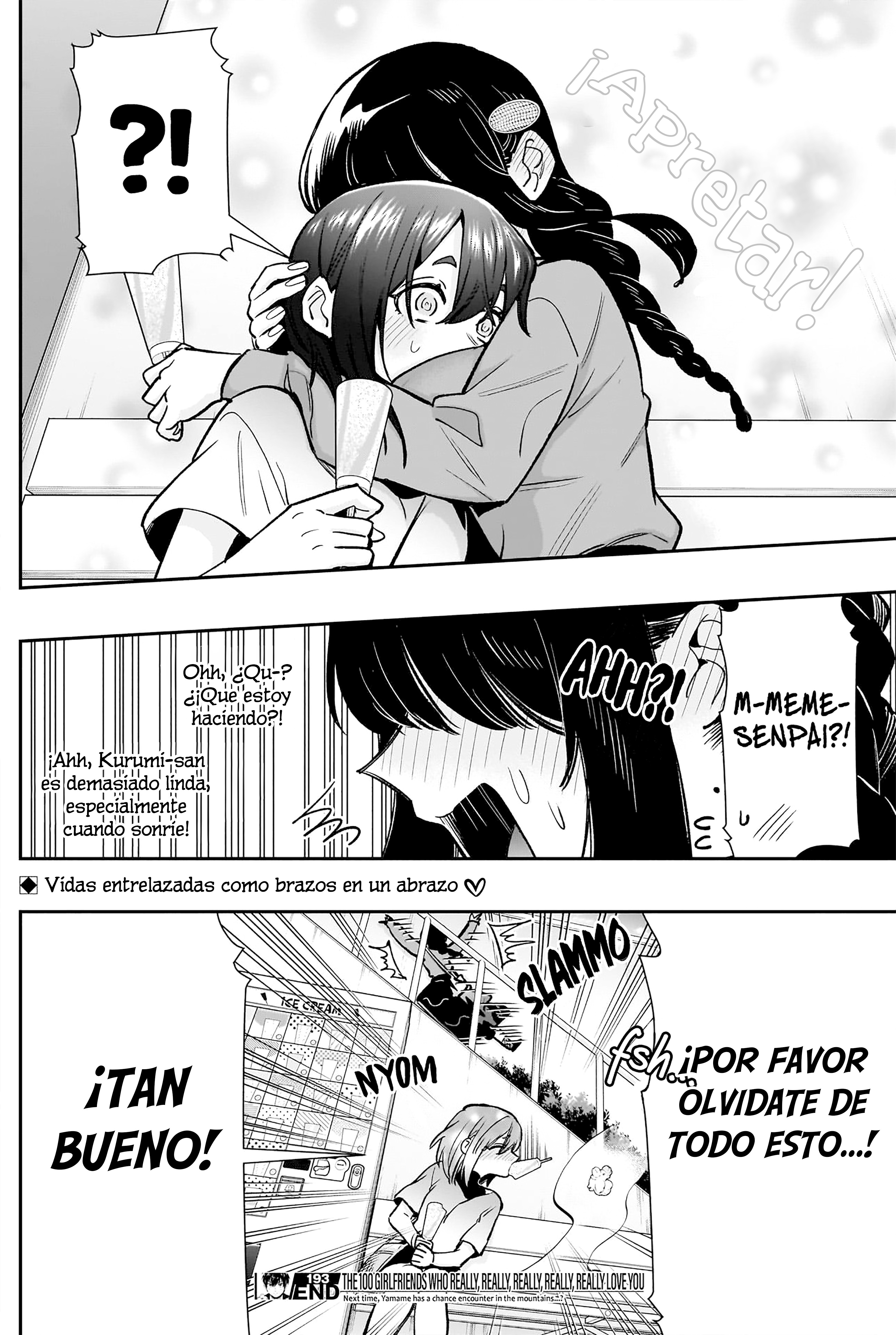 Kimi no koto ga Dai Dai Dai Dai Daisuki na 100-nin no Kanojo Capitulo 193: Meme la que teje y Tama la gatita / La expedición de Meme y Kurumi en el callejón página 20