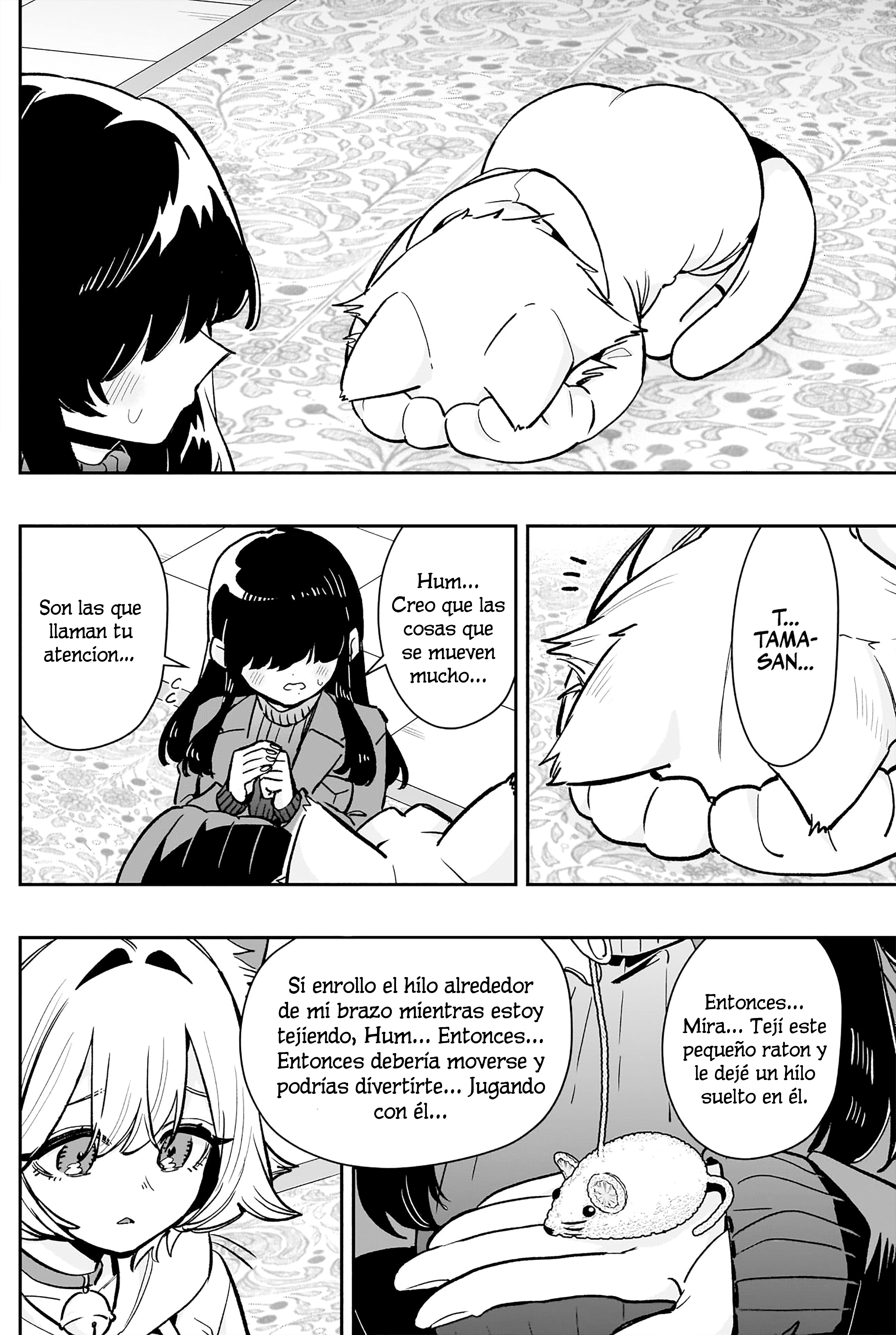 Kimi no koto ga Dai Dai Dai Dai Daisuki na 100-nin no Kanojo Capitulo 193: Meme la que teje y Tama la gatita / La expedición de Meme y Kurumi en el callejón página 6