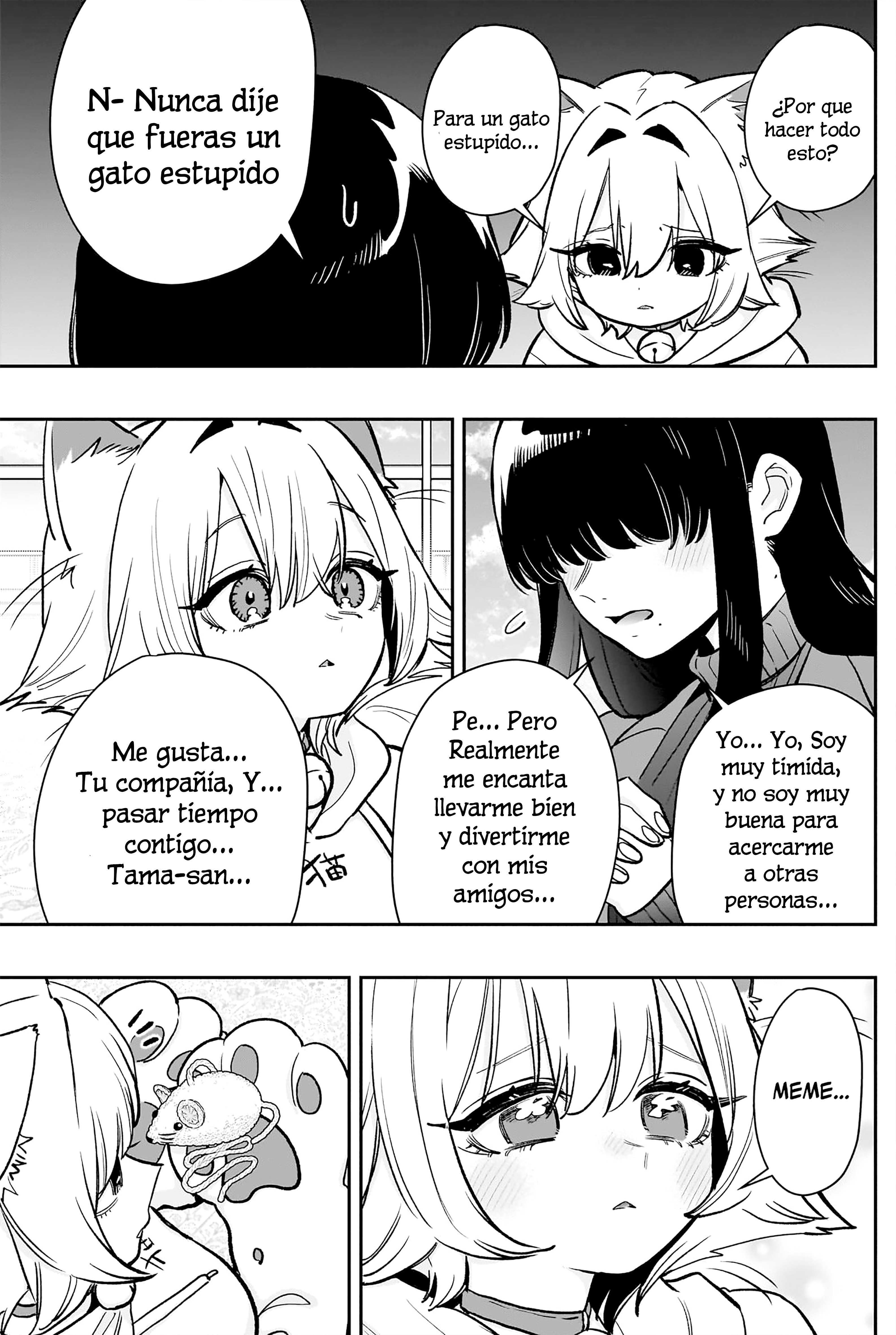 Kimi no koto ga Dai Dai Dai Dai Daisuki na 100-nin no Kanojo Capitulo 193: Meme la que teje y Tama la gatita / La expedición de Meme y Kurumi en el callejón página 7