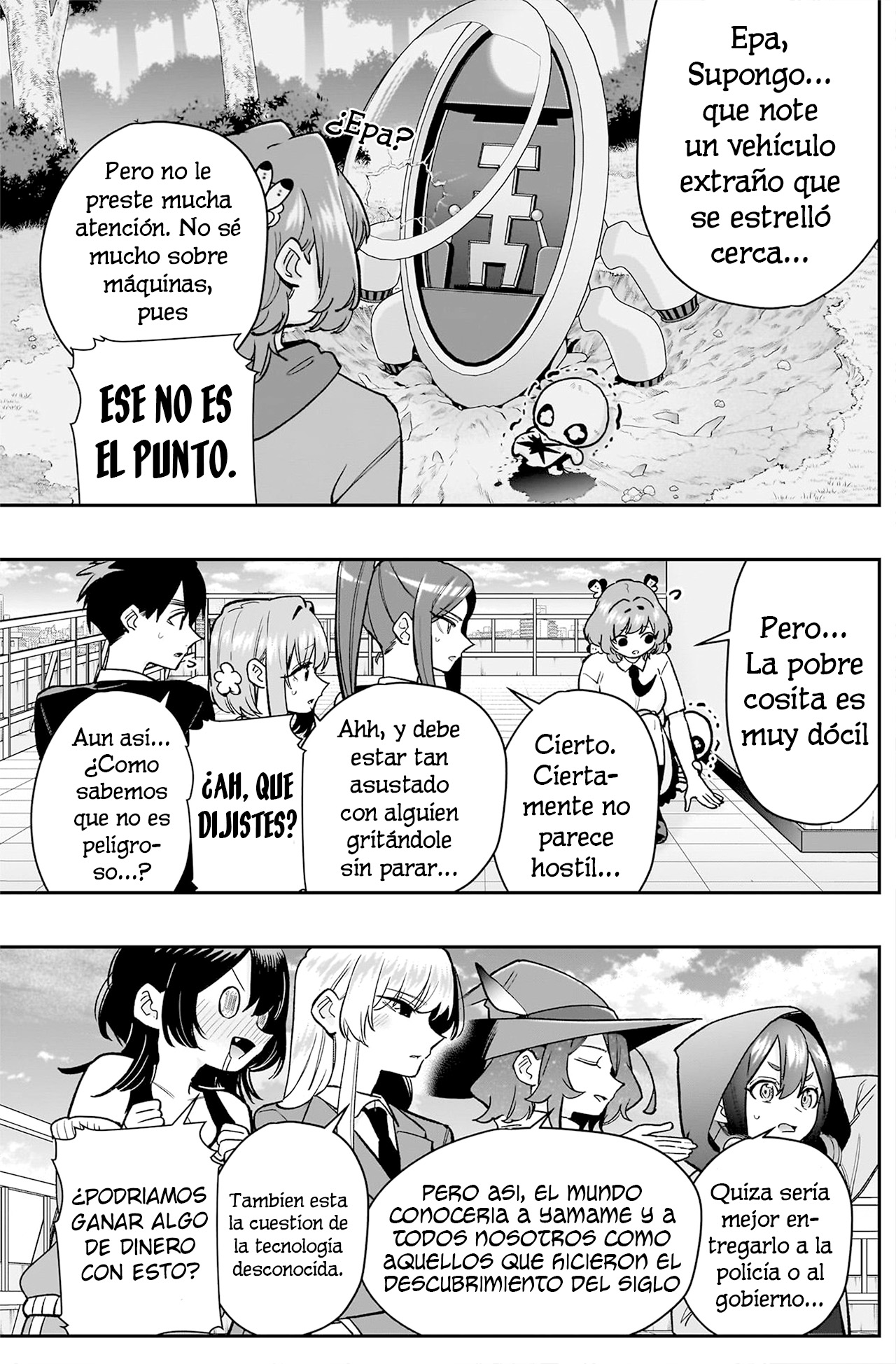 Kimi no koto ga Dai Dai Dai Dai Daisuki na 100-nin no Kanojo Capitulo 194: Los diarios de preservación de vida extraterrestre de Yamame-chan página 3