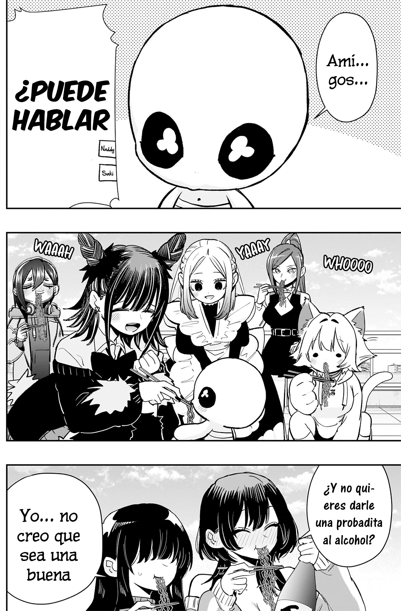 Kimi no koto ga Dai Dai Dai Dai Daisuki na 100-nin no Kanojo Capitulo 194: Los diarios de preservación de vida extraterrestre de Yamame-chan página 8