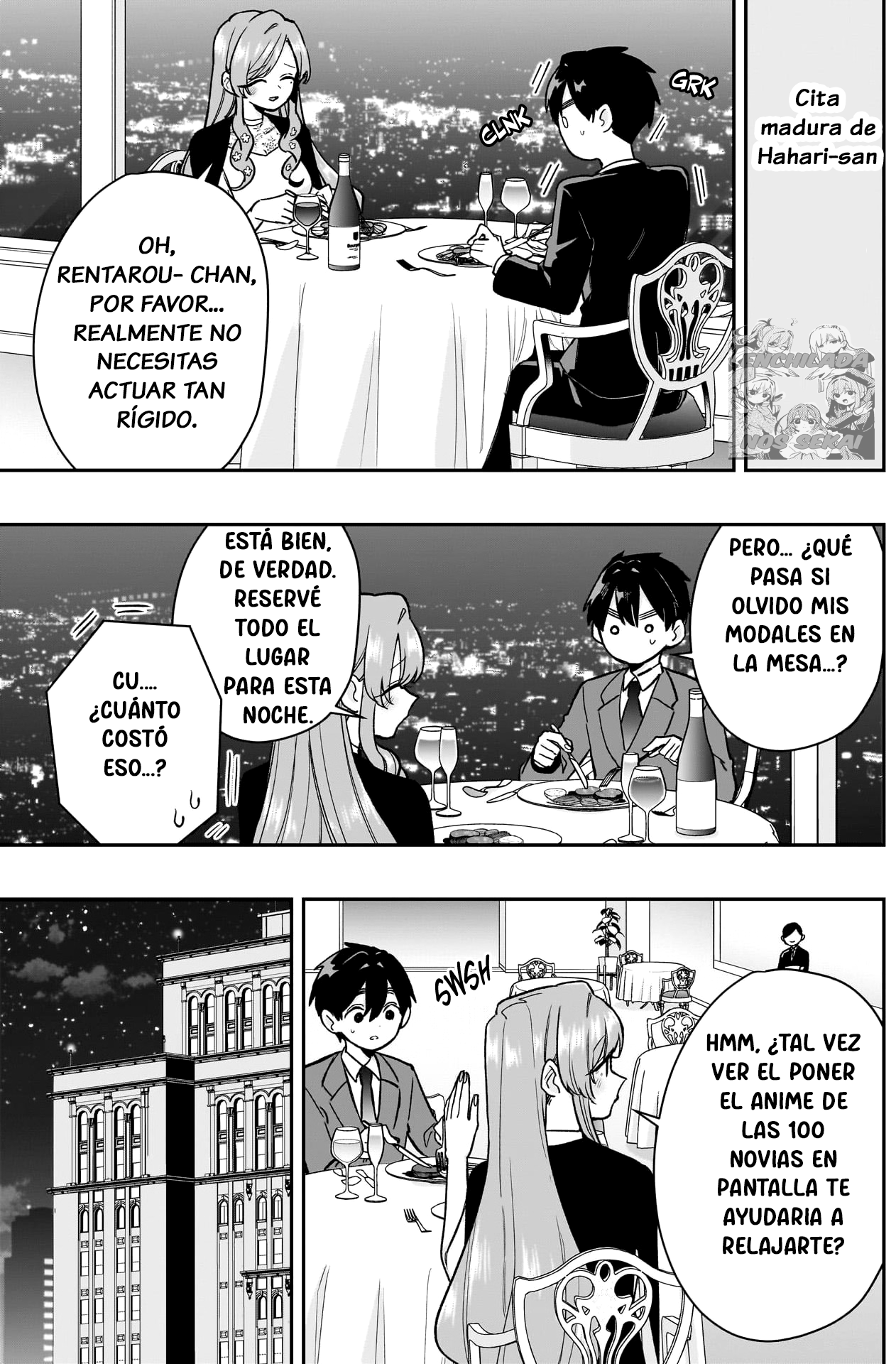 Kimi no koto ga Dai Dai Dai Dai Daisuki na 100-nin no Kanojo Capitulo 197: La vida diaria de Rentarou con sus novias (parte 4) página 16