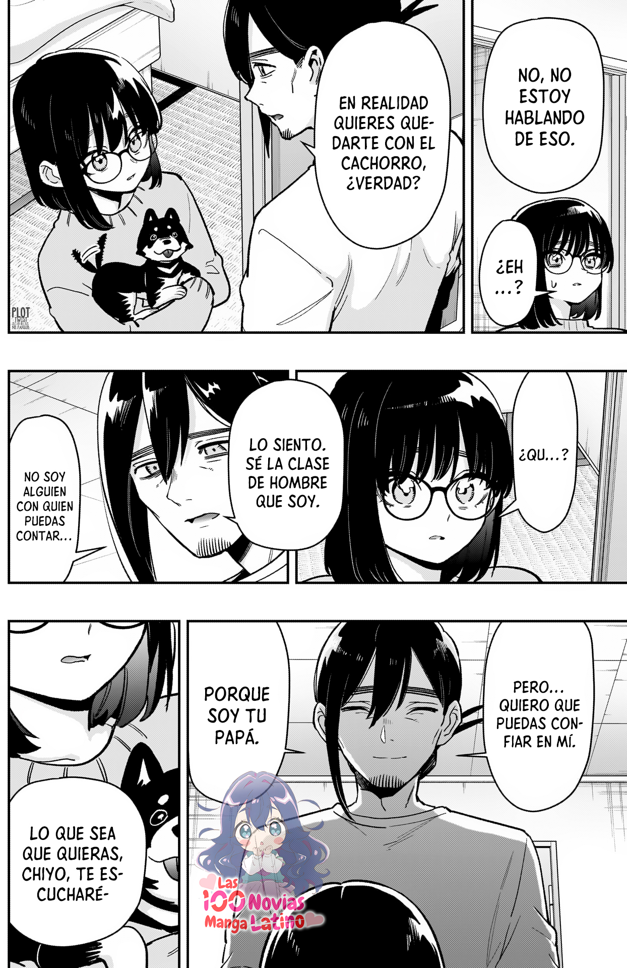 Kimi no koto ga Dai Dai Dai Dai Daisuki na 100-nin no Kanojo Capitulo 199: El perro, la hija y el papá página 10