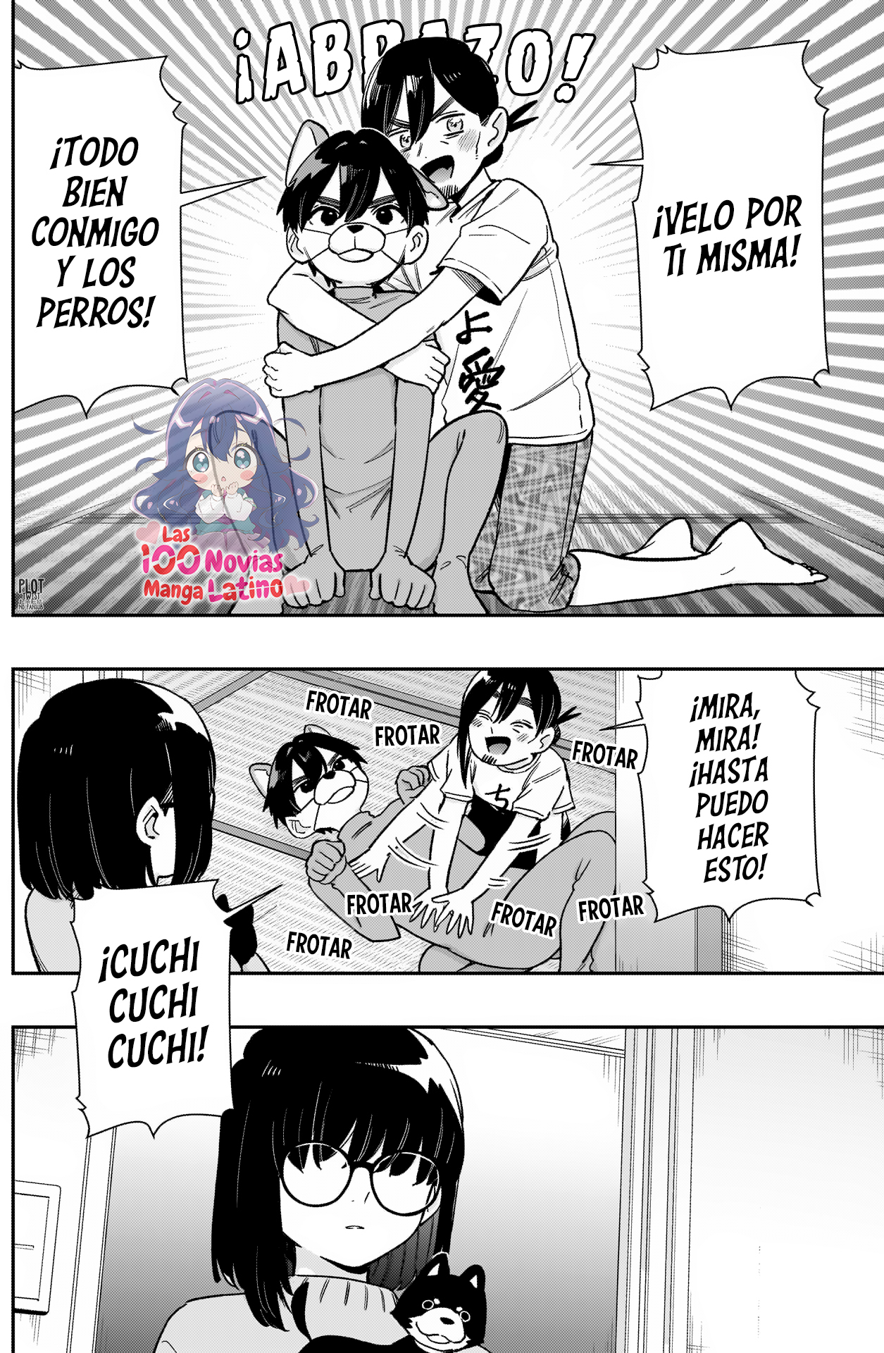 Kimi no koto ga Dai Dai Dai Dai Daisuki na 100-nin no Kanojo Capitulo 199: El perro, la hija y el papá página 14