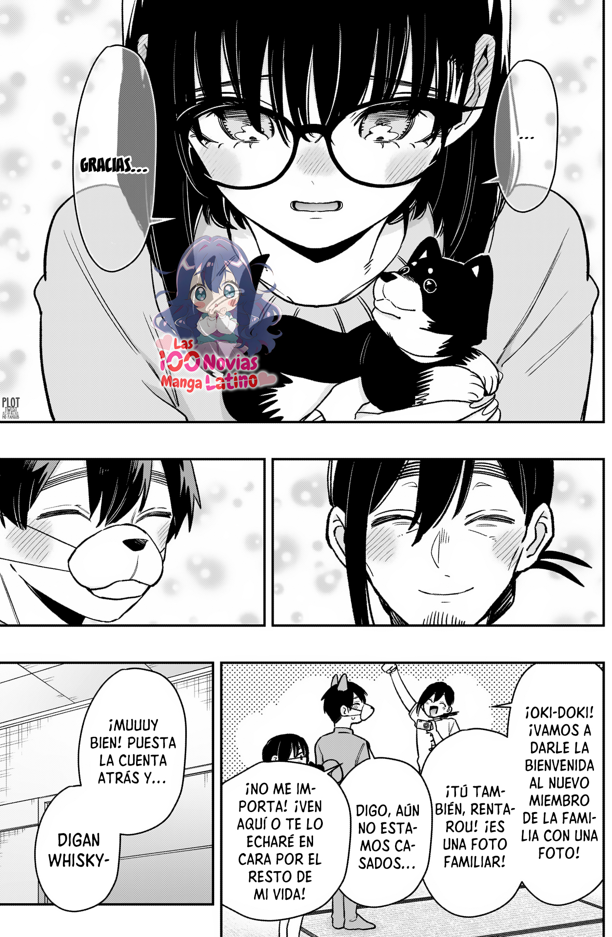 Kimi no koto ga Dai Dai Dai Dai Daisuki na 100-nin no Kanojo Capitulo 199: El perro, la hija y el papá página 17