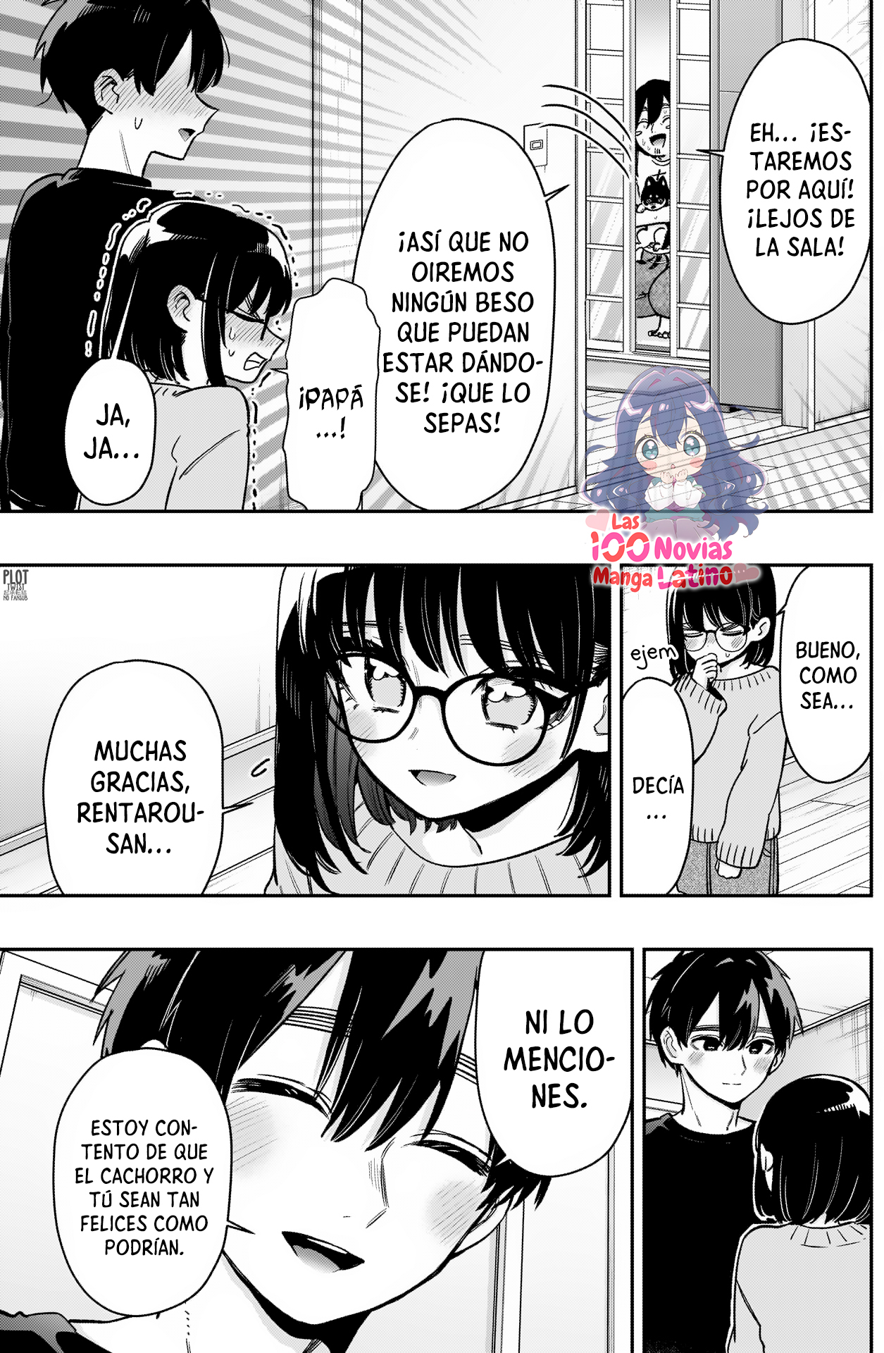 Kimi no koto ga Dai Dai Dai Dai Daisuki na 100-nin no Kanojo Capitulo 199: El perro, la hija y el papá página 19